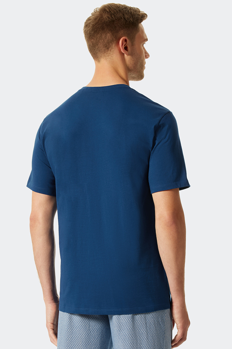 Schiesser Ondergoed heren t-shirt km Blauw-1 3