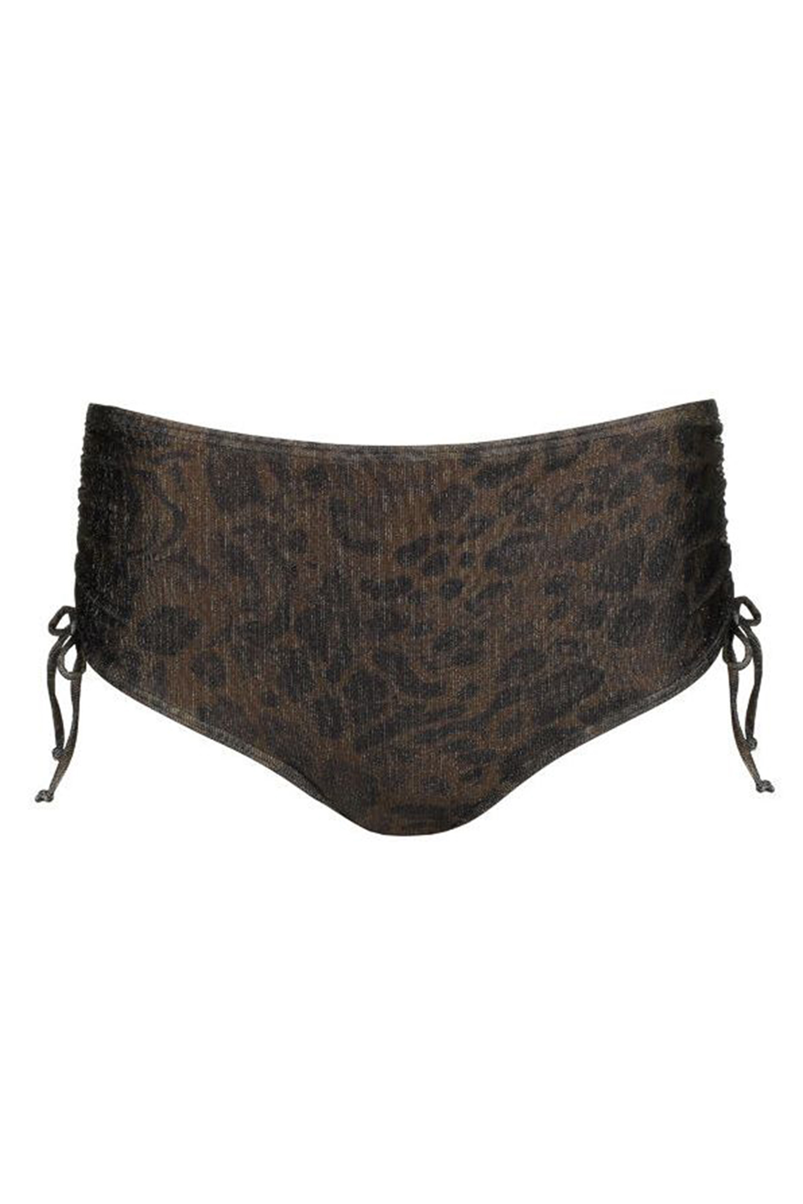 Bad/beach dames bikini slip groen