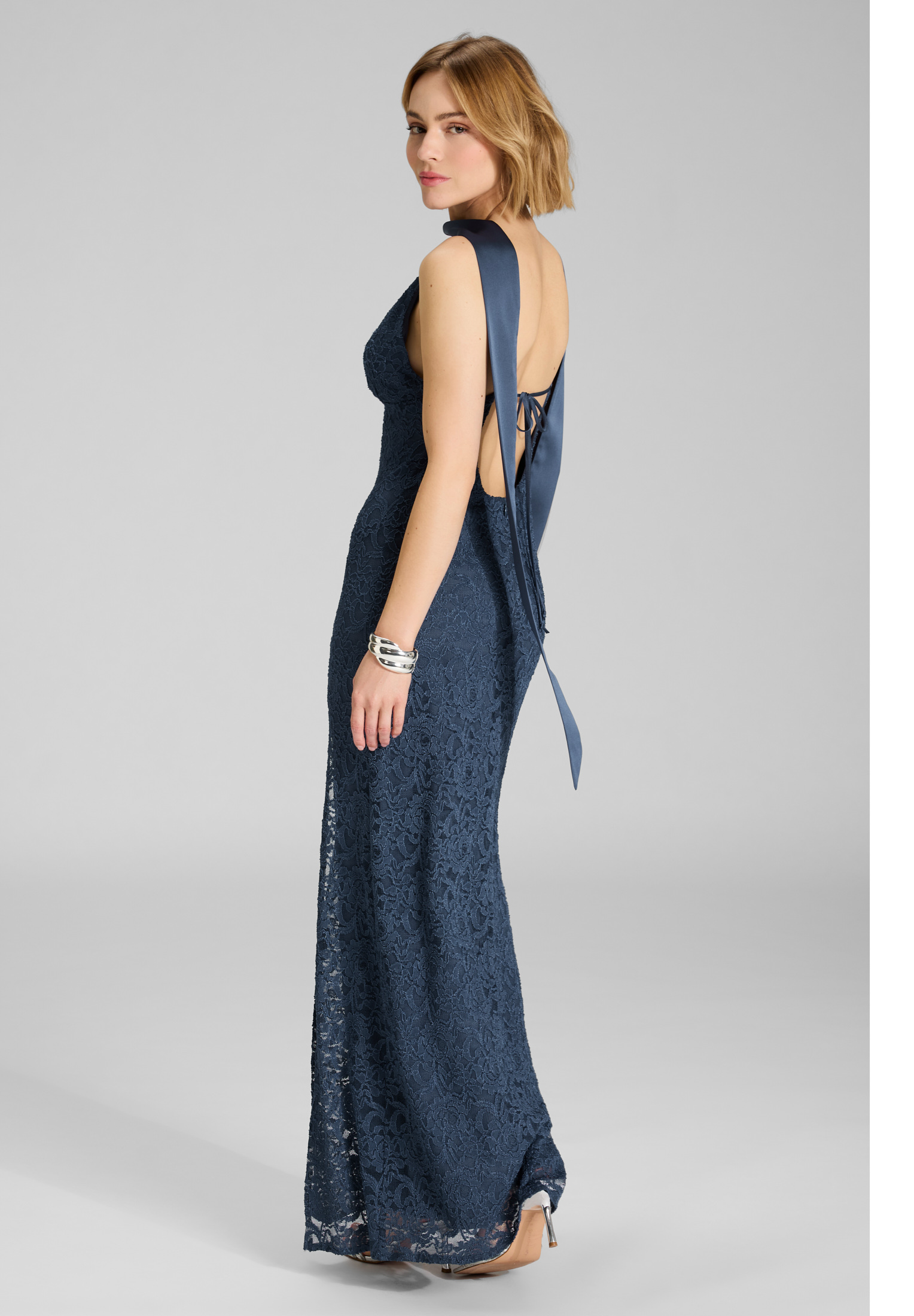 Dames jurk blauw