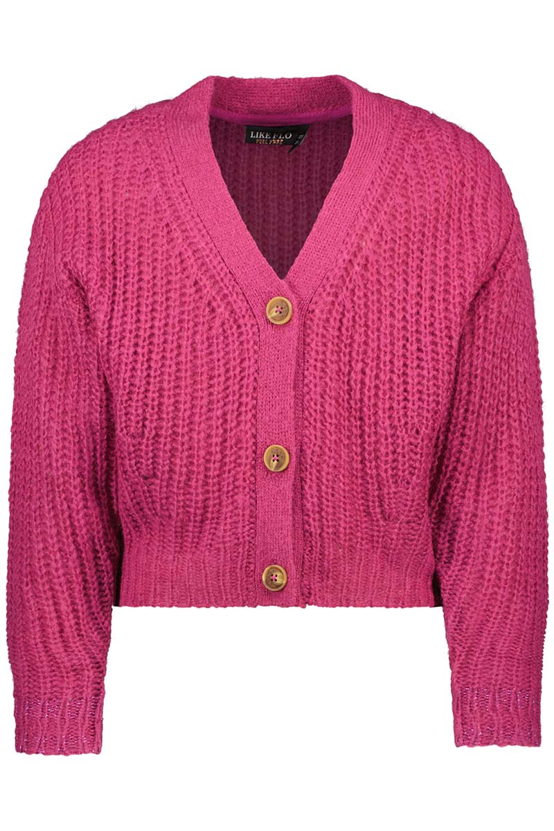 Like Flo Meisjes vest Rose-1 1