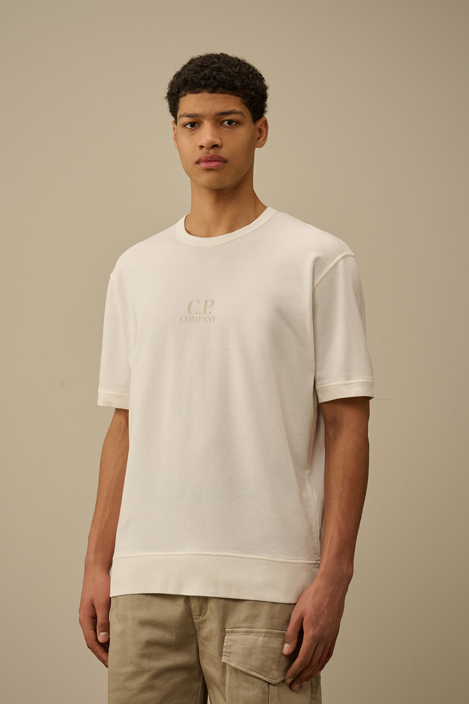 Heren t-shirt kortemouw wit