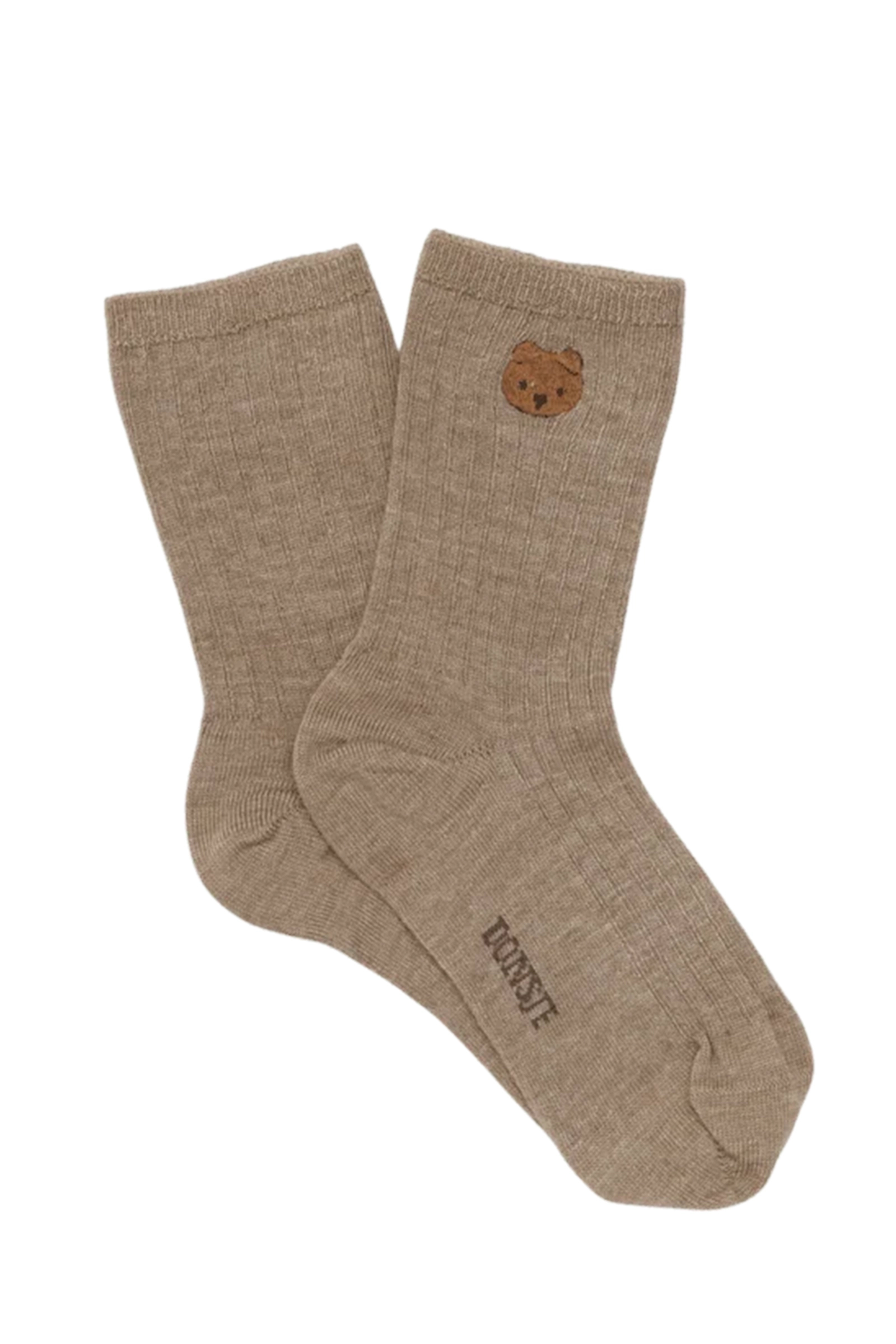 Kinder unisex sokken bruin