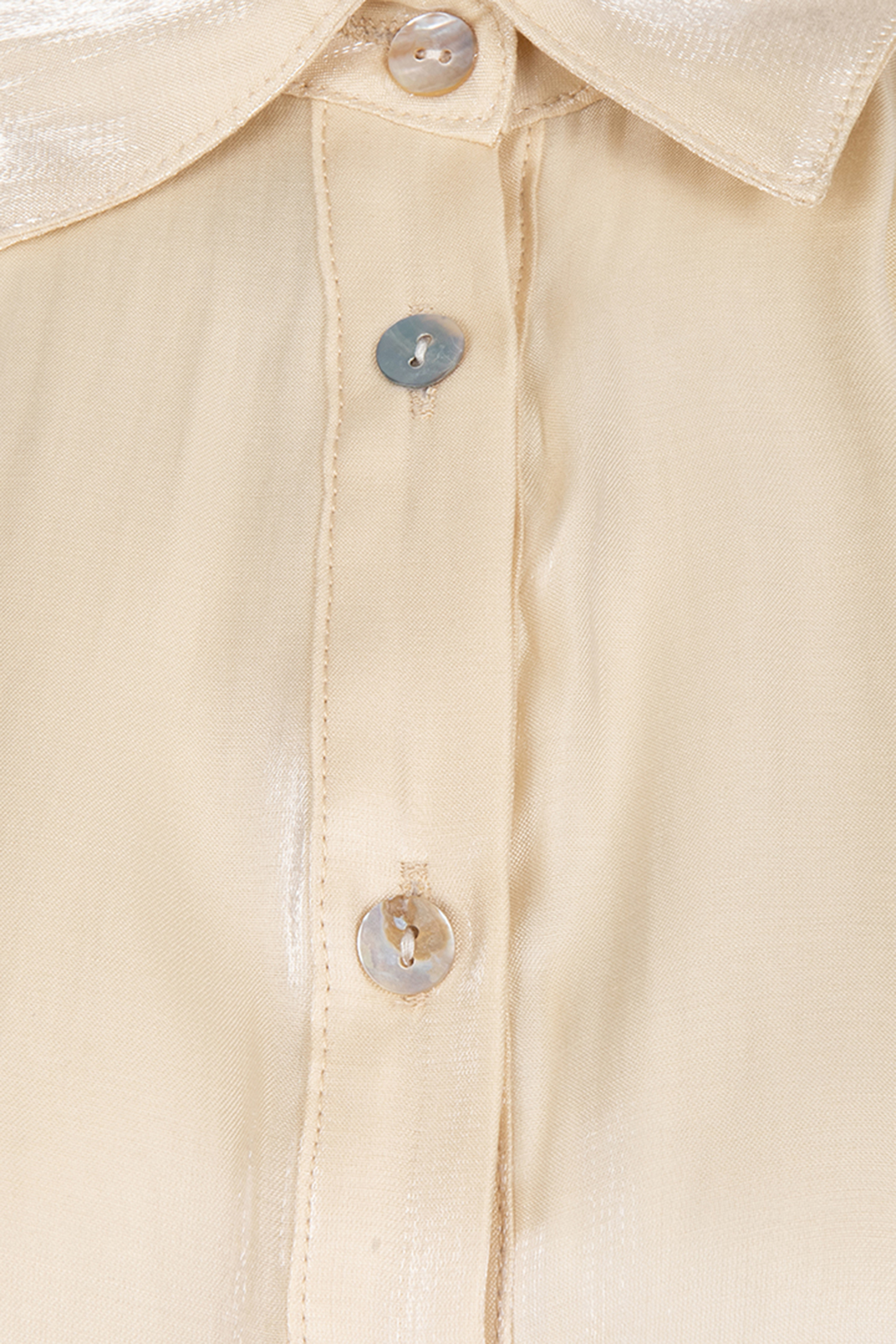 Dames blouse lange mouw ecru