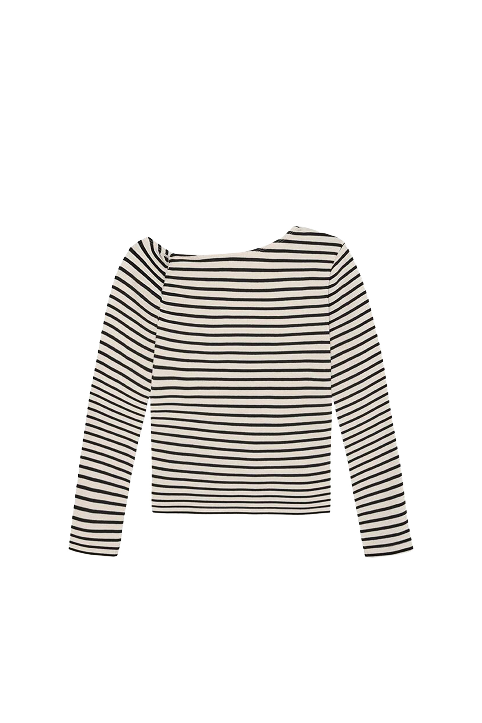 Meisjes t-shirt lange mouw bruin