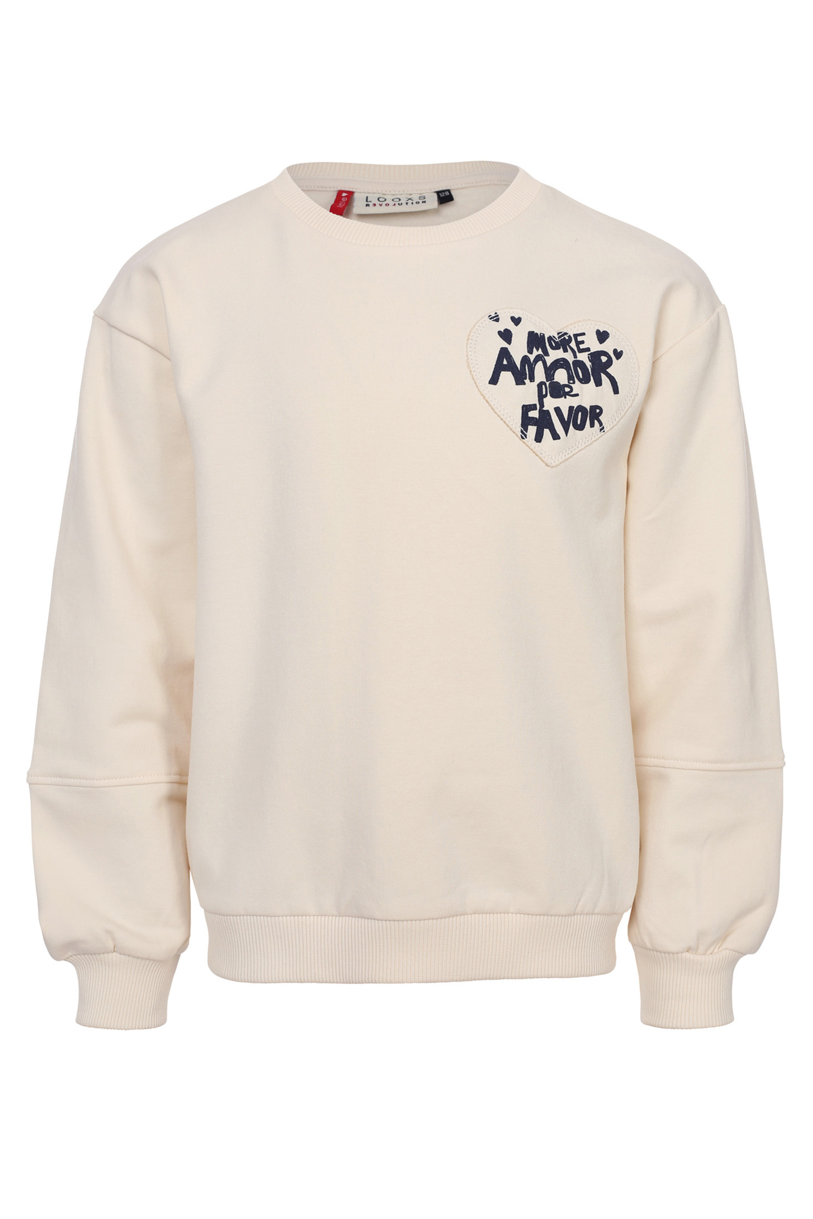 Meisjes sweater ecru