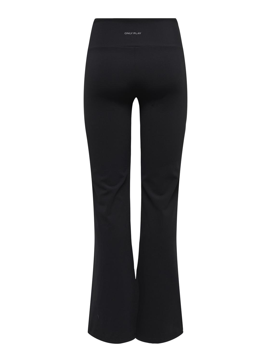 Fitness dames tight lang zwart