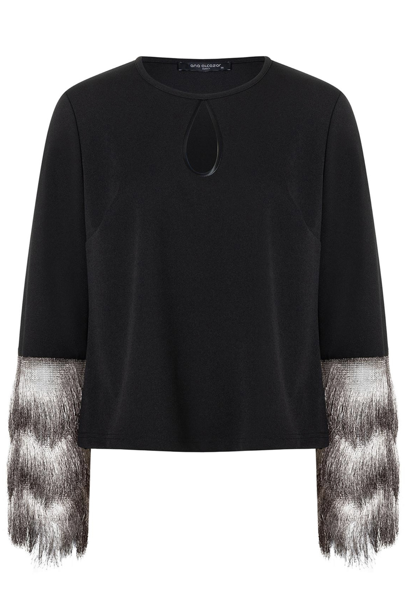 Dames top grijs