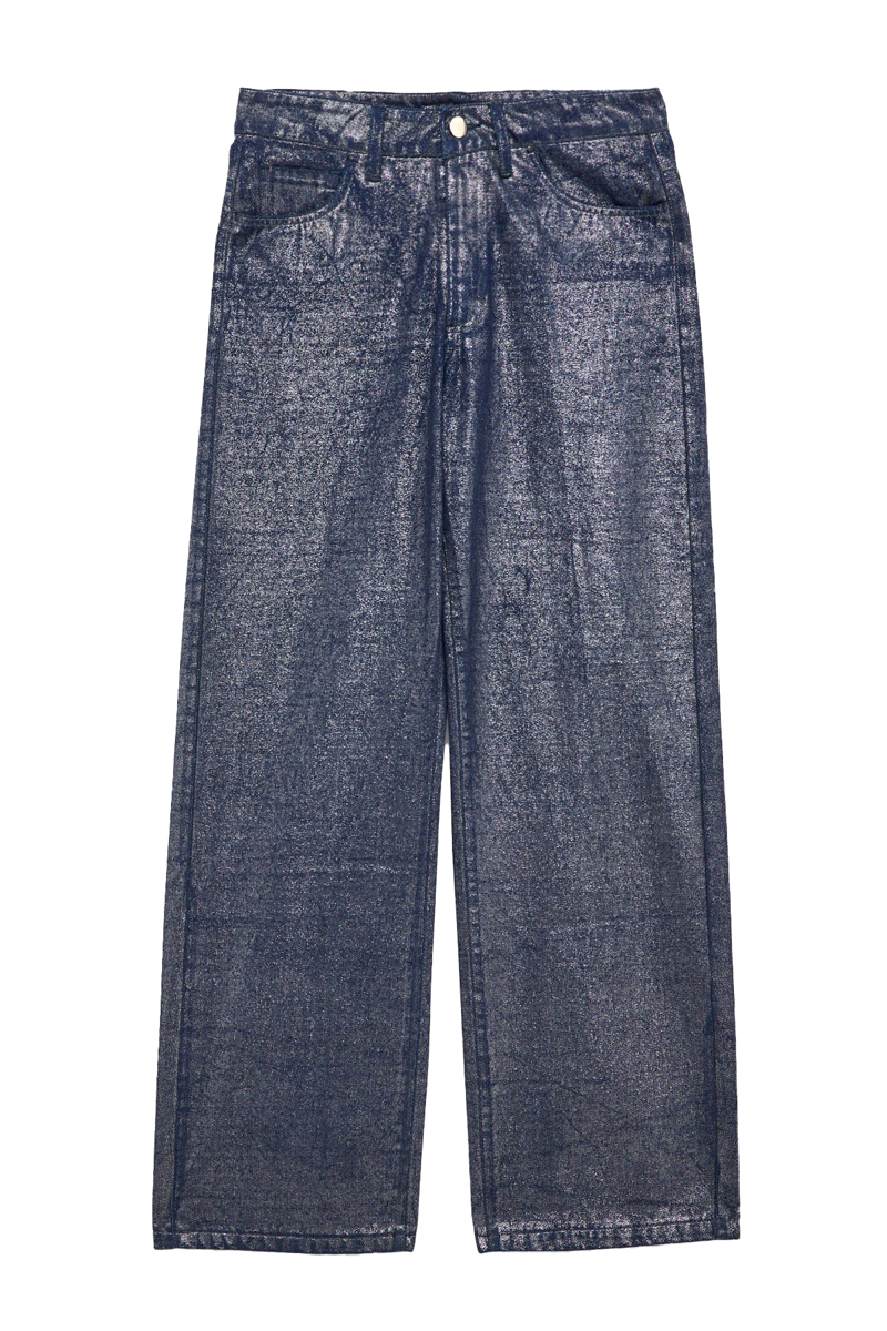 Dames broek blauw