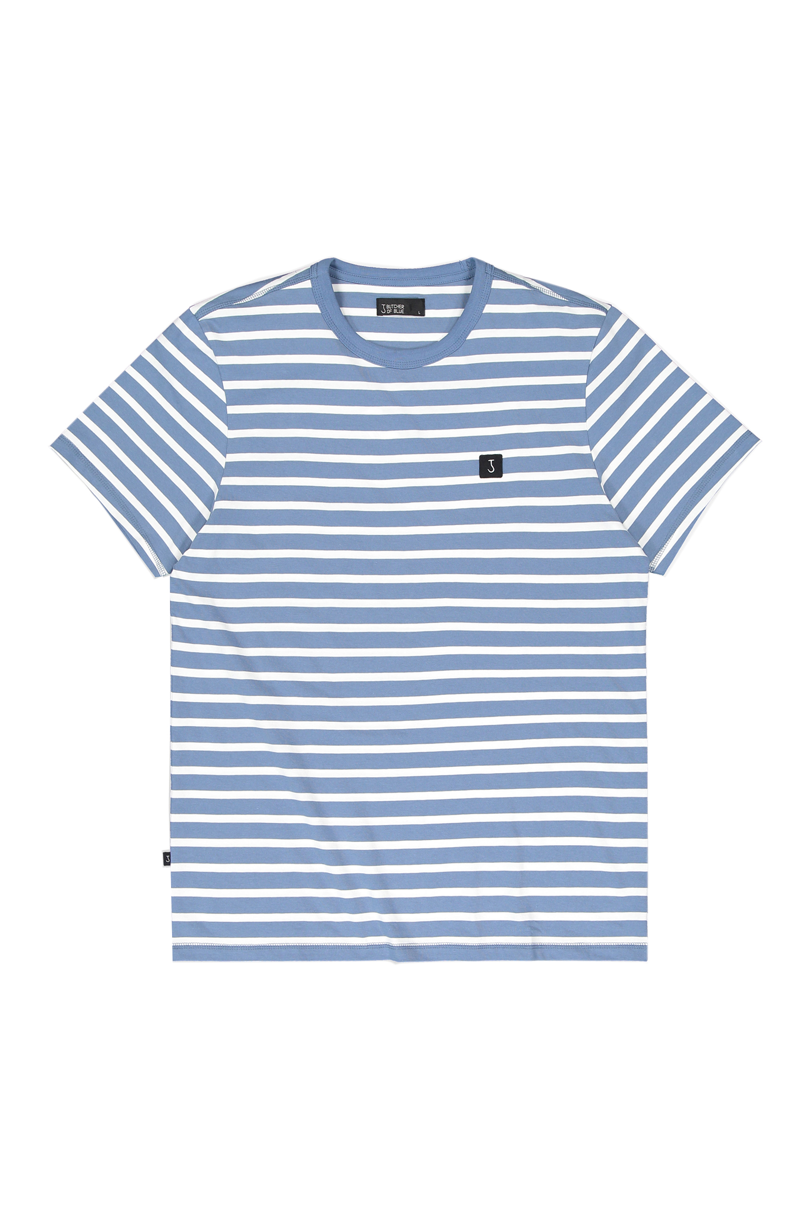 Heren t-shirt kortemouw blauw