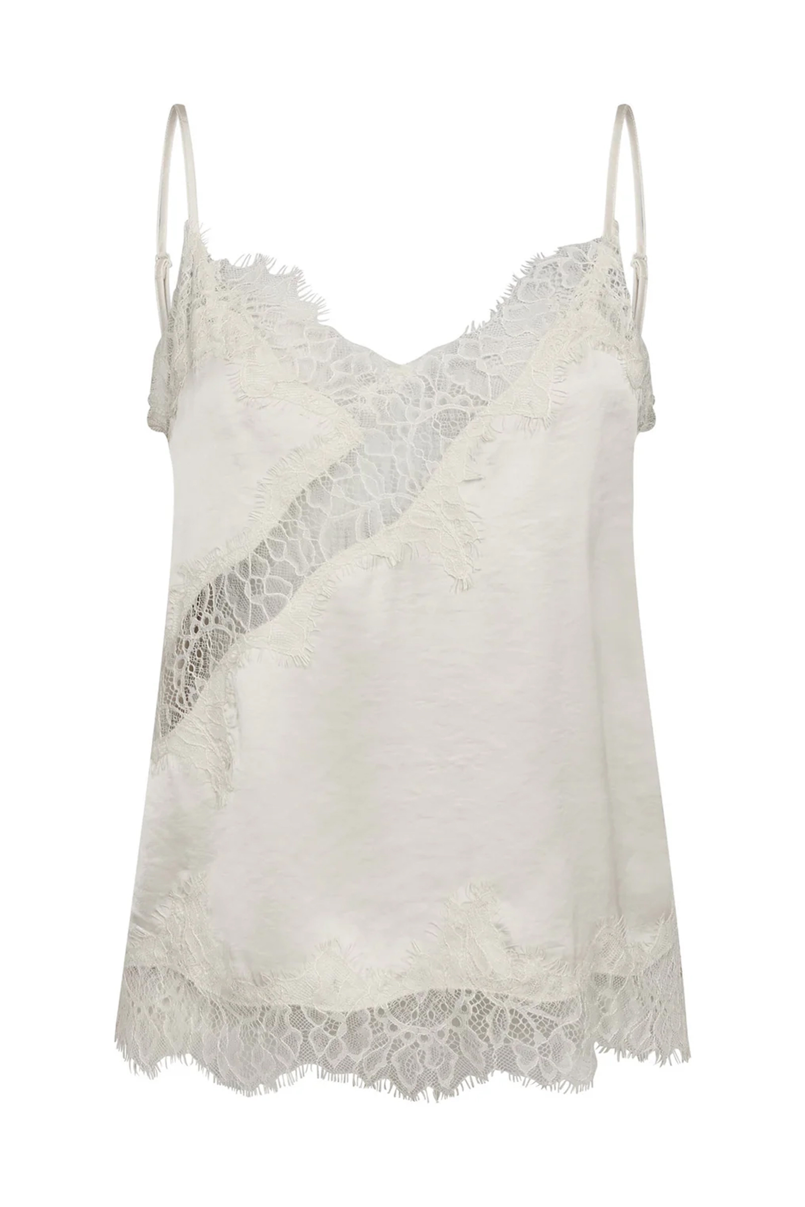 Dames top ecru