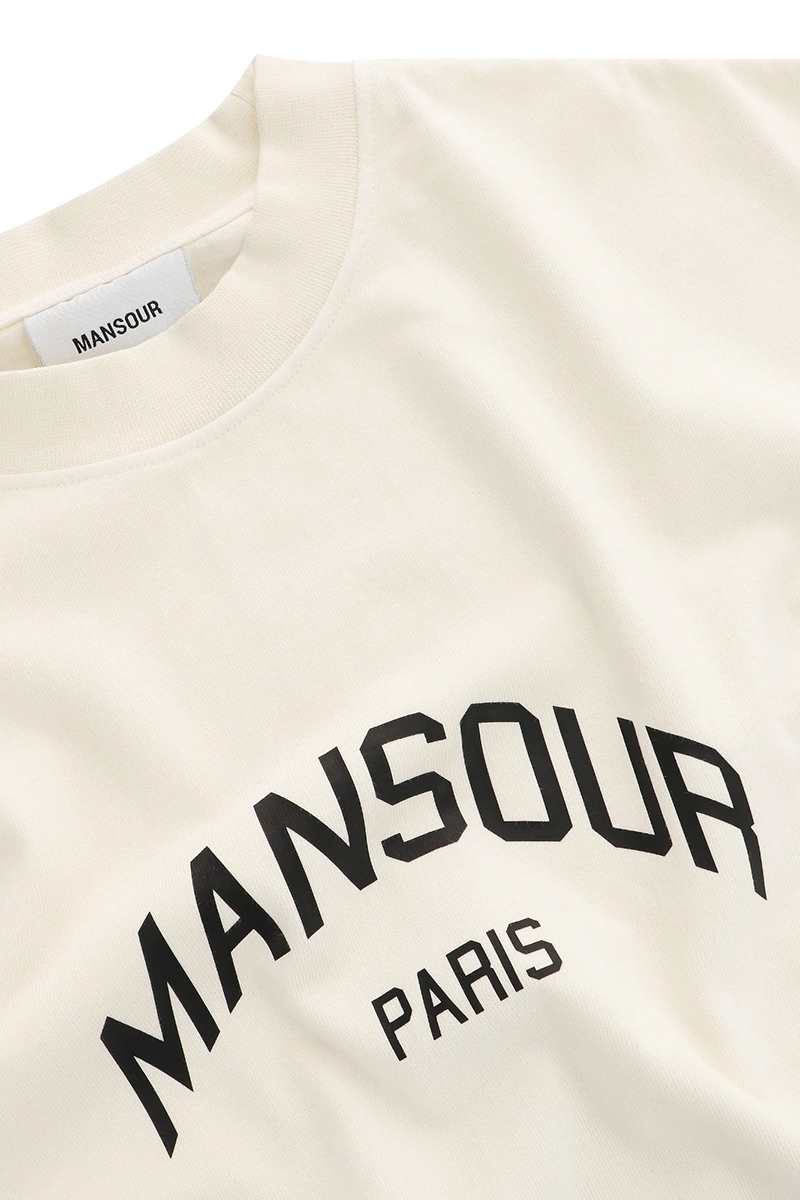 Mansour VARSITY T-SHIRT Wit 2