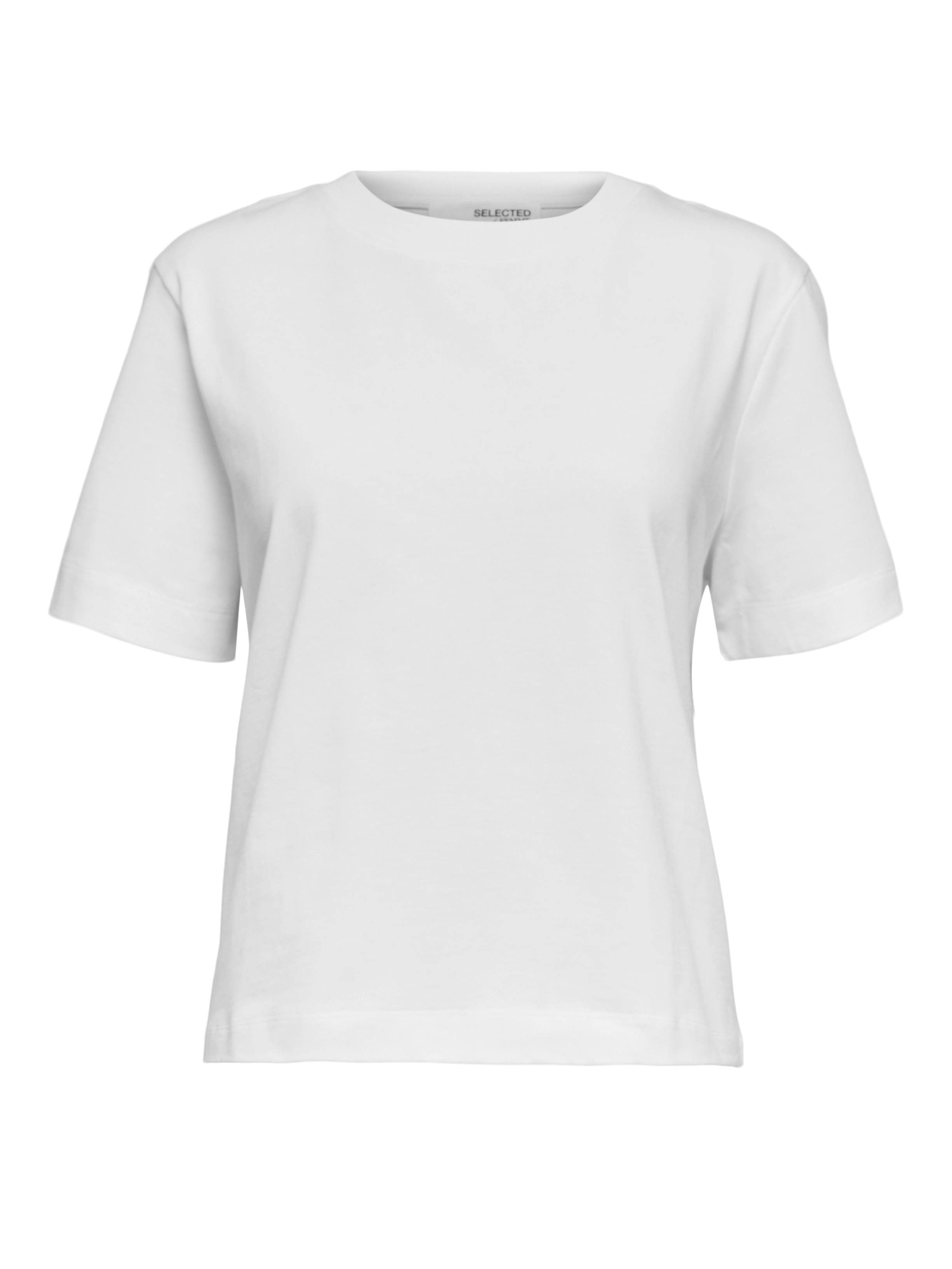 Selected SLFESSENTIAL SS BOXY TEE NOOS 179651-Bright White 1