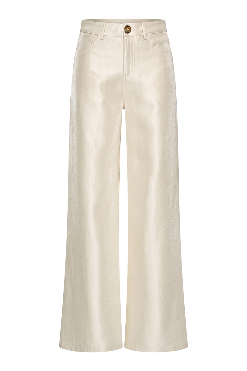 Dames broek ecru
