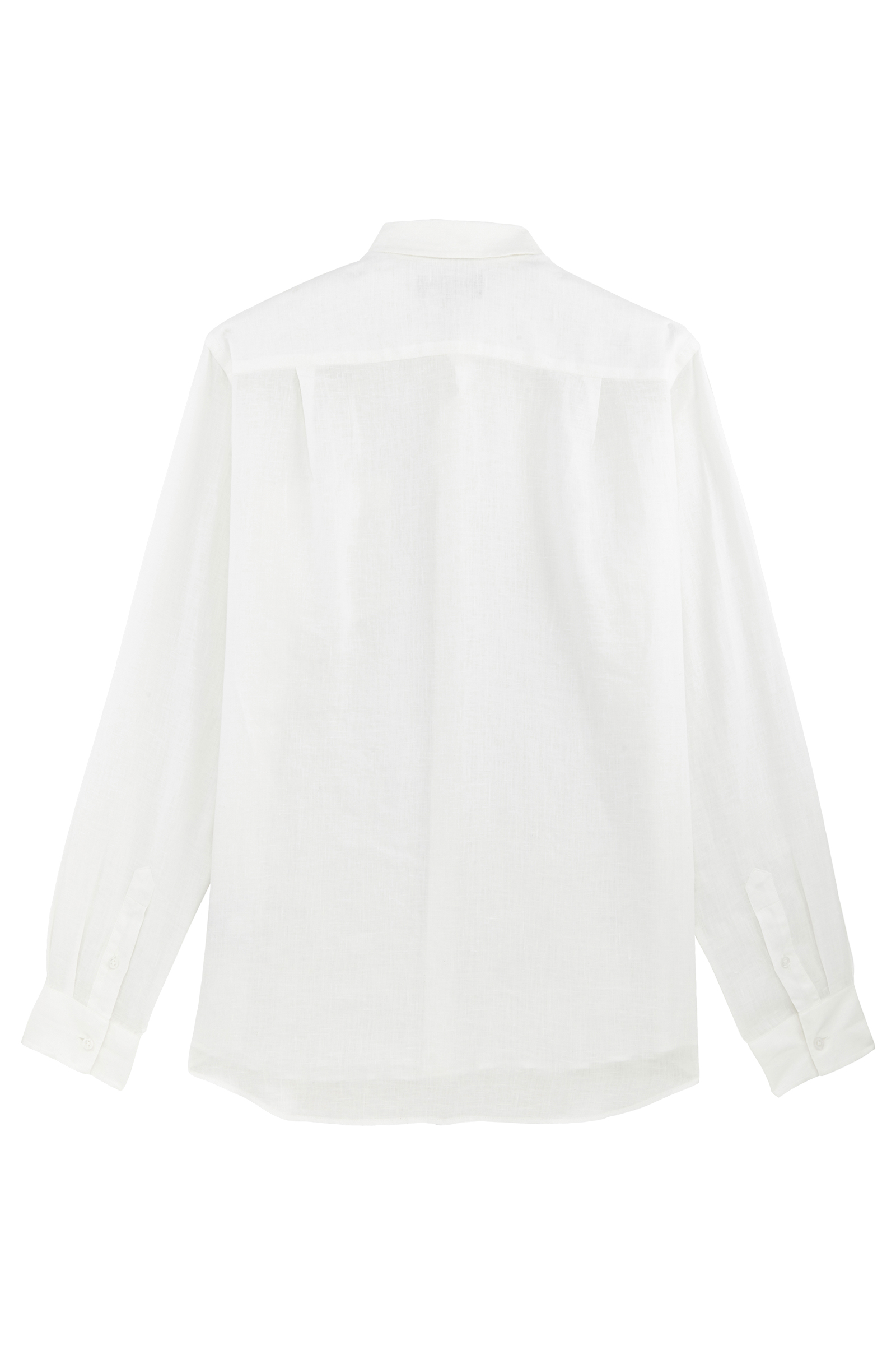 Heren overhemd lm casual wit