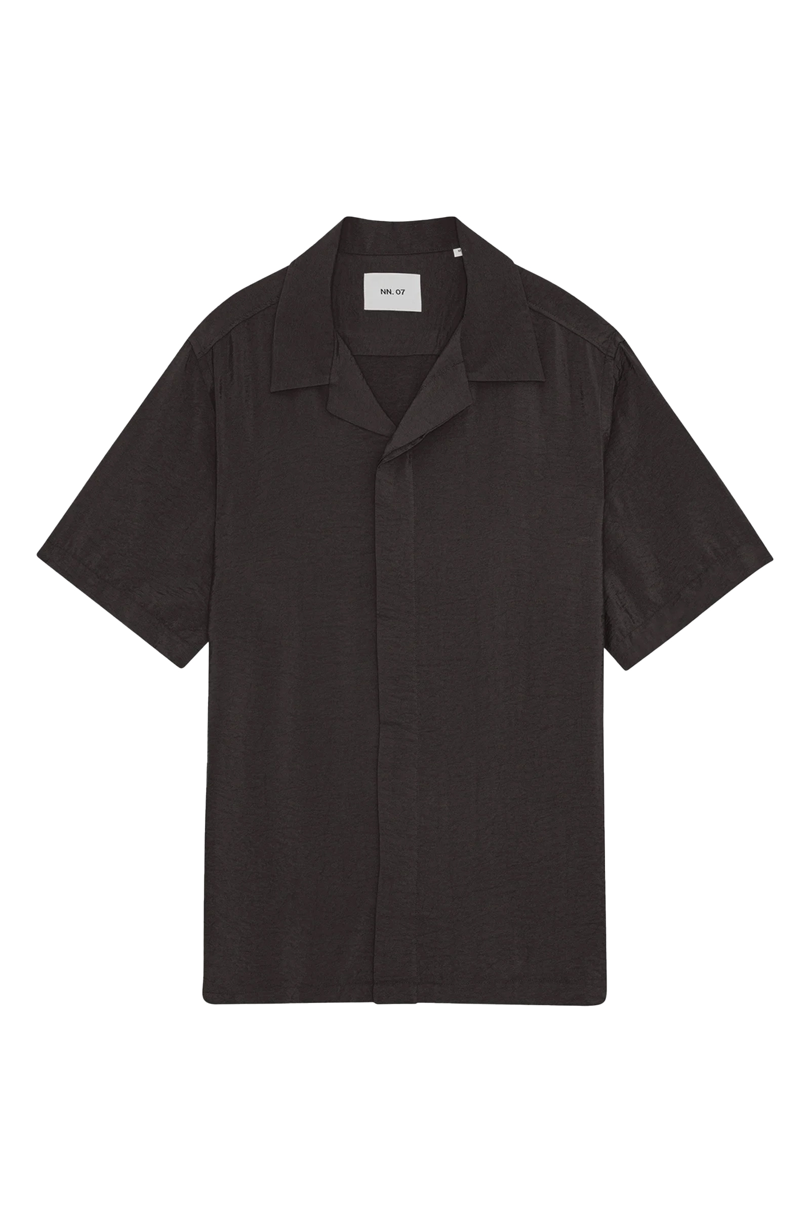 Heren overhemd km casual bruin