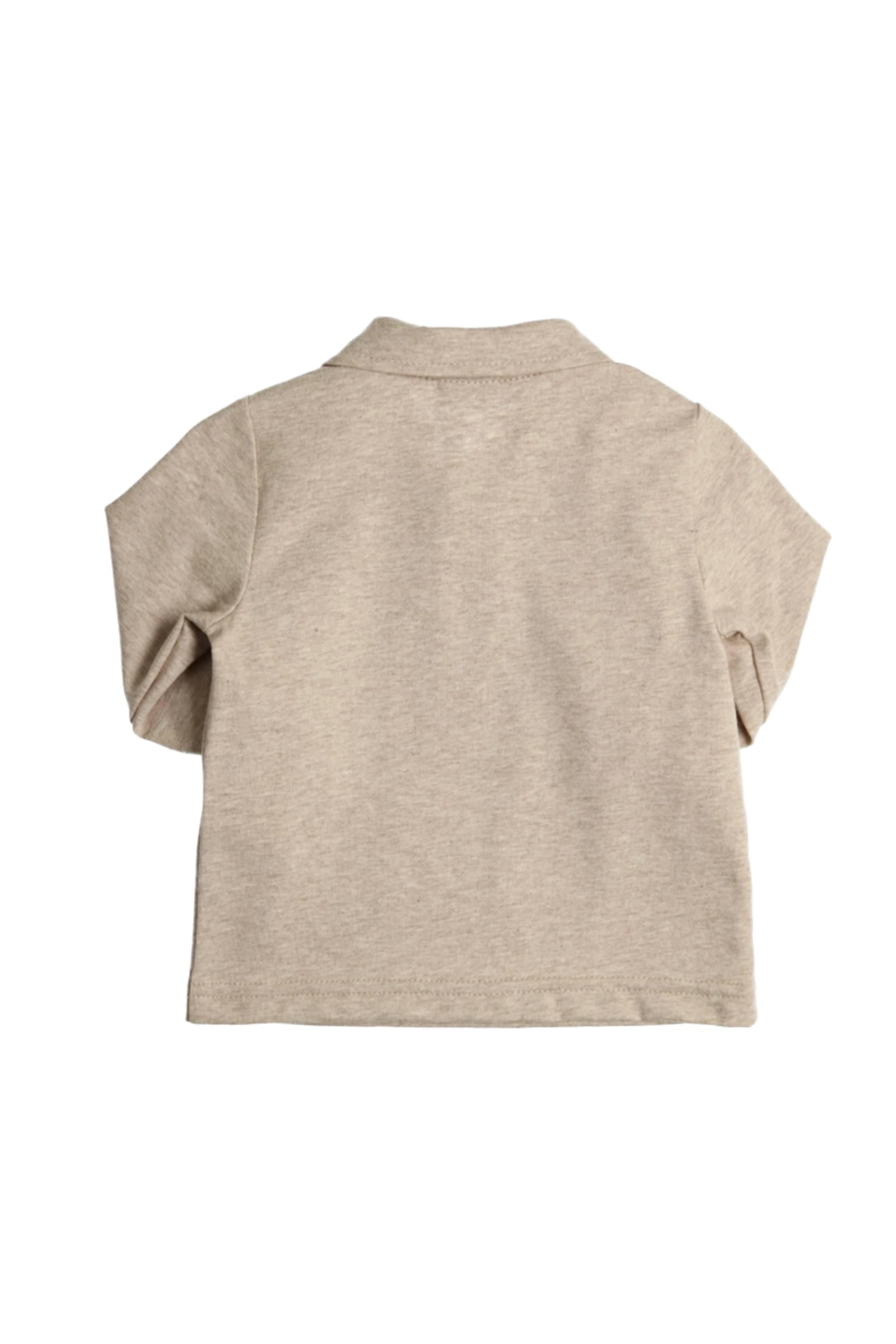 Baby t-shirt lange mouw ecru