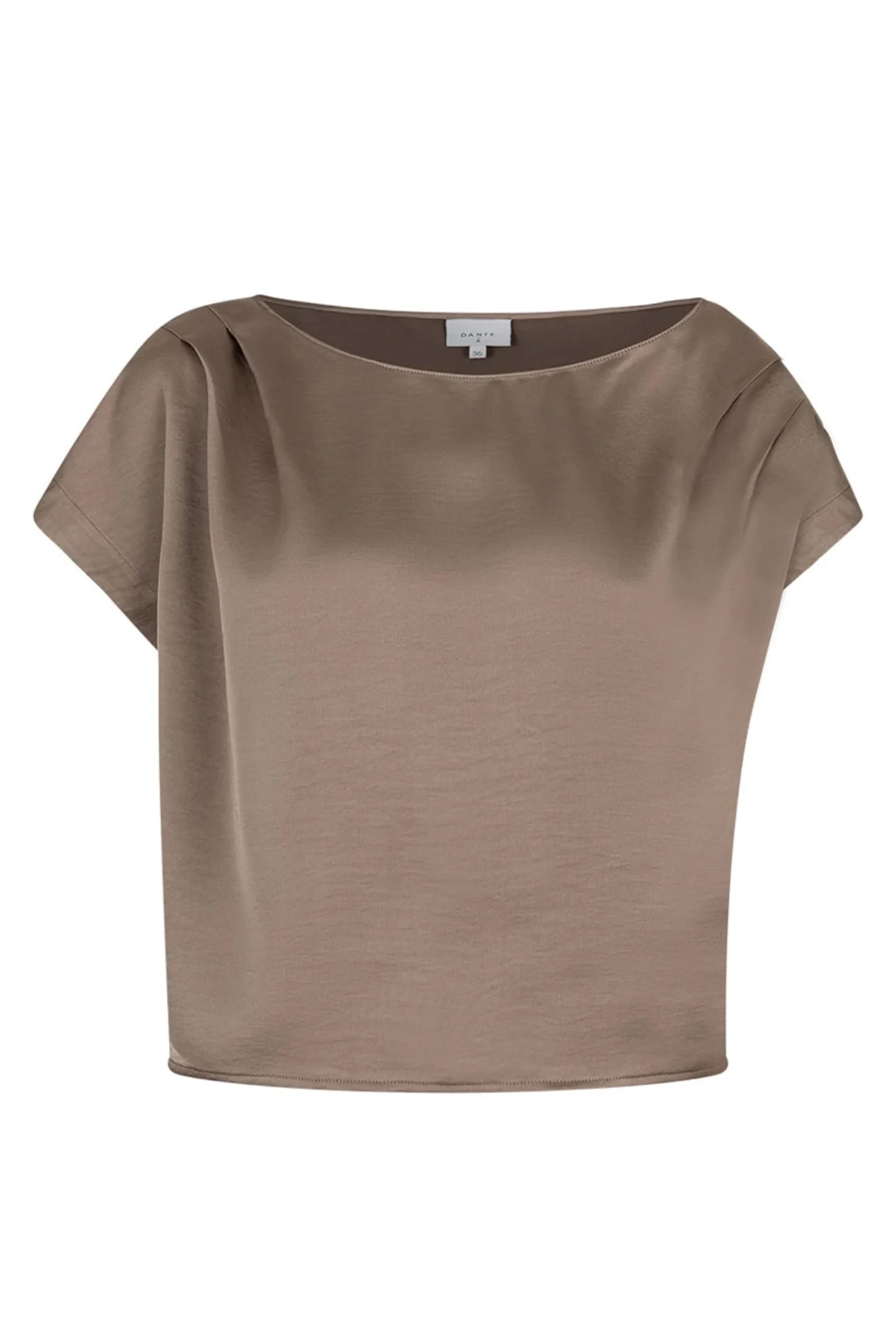 Dames top bruin