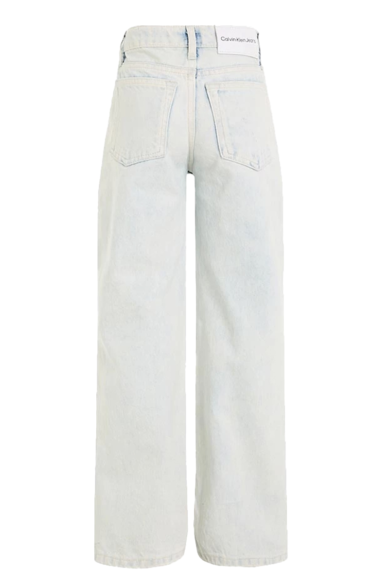 Calvin Klein Hr wide leg Blauw-1 2