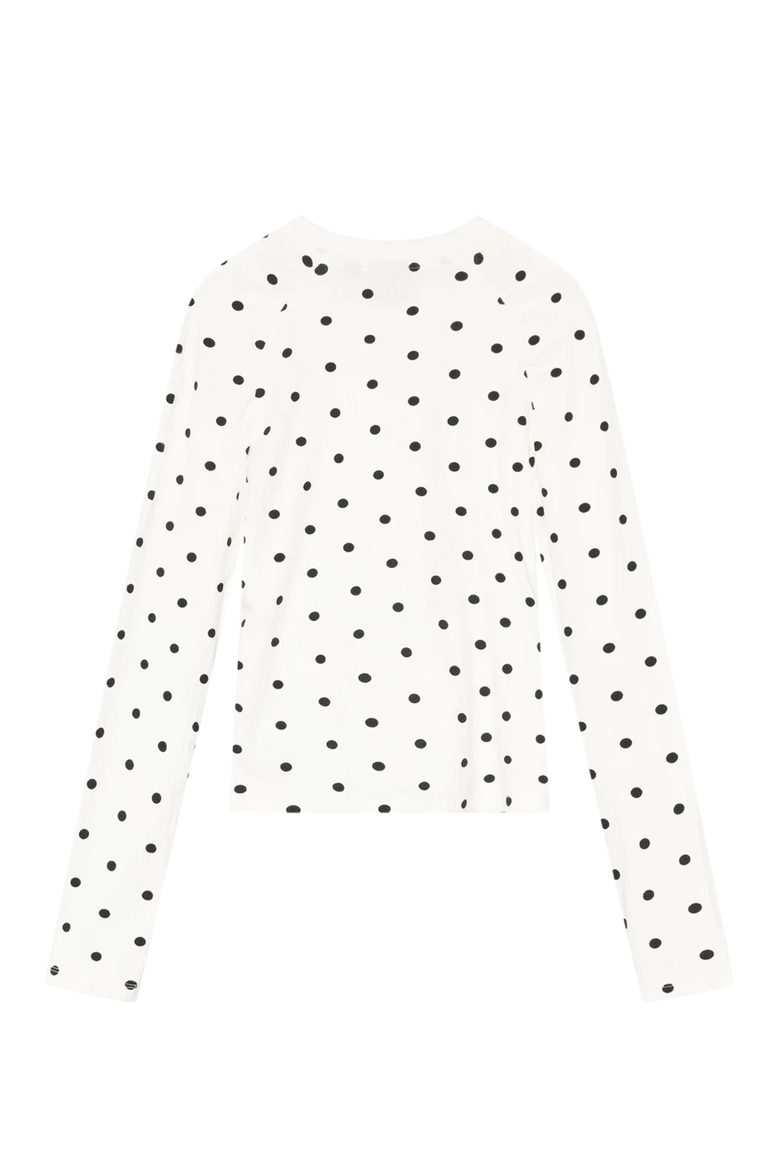Meisjes t-shirt lange mouw wit