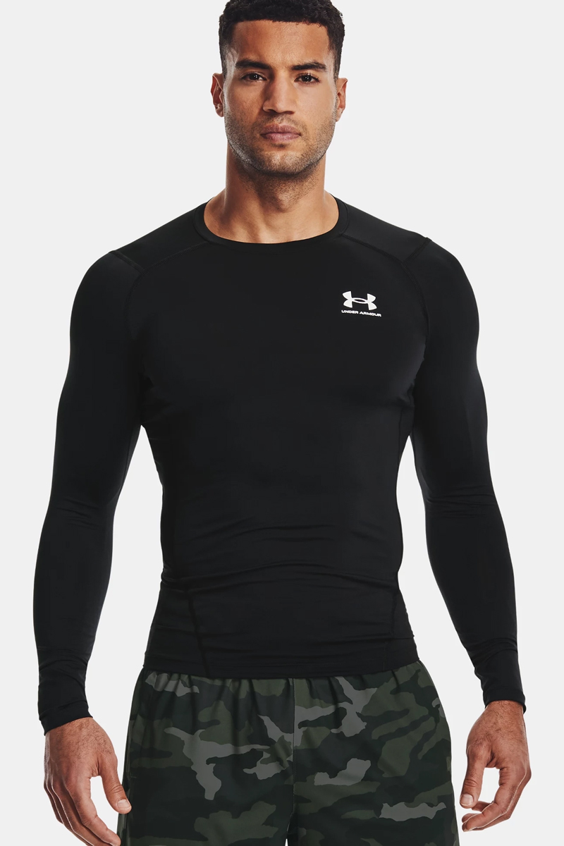 Fitness heren t-shirt lm zwart