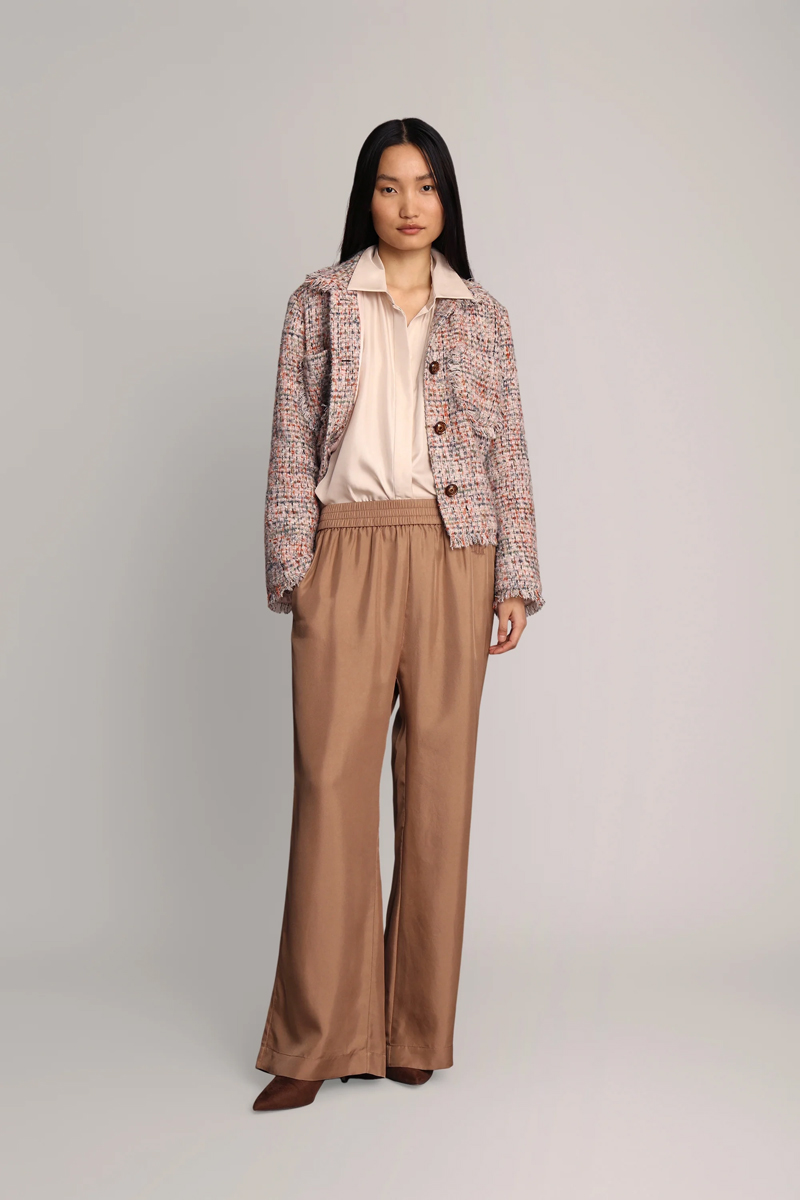 Dames broek bruin