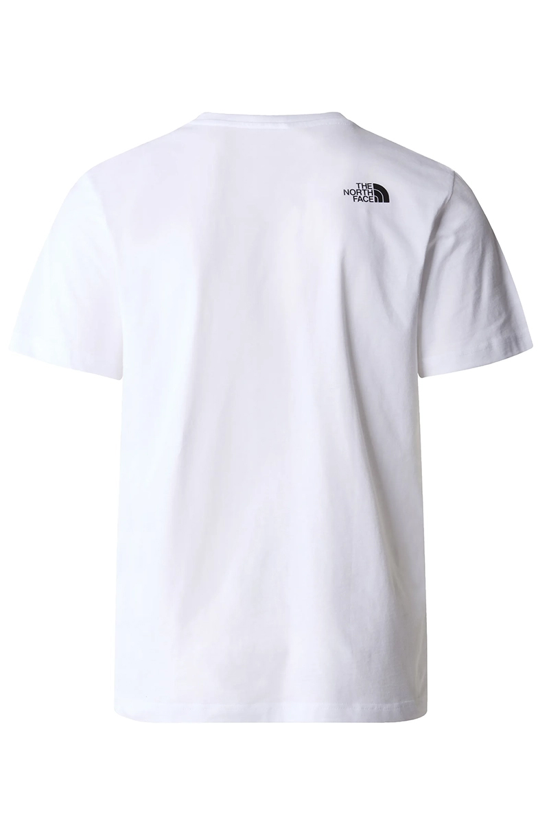 Casual heren t-shirt km wit