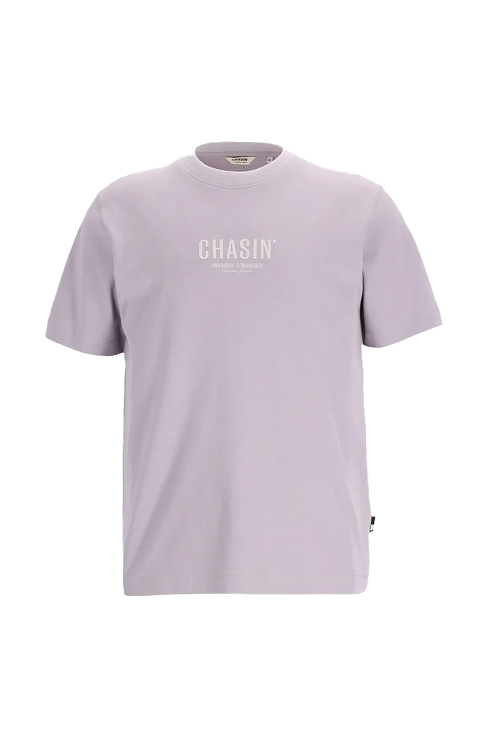 Heren t-shirt kortemouw paars