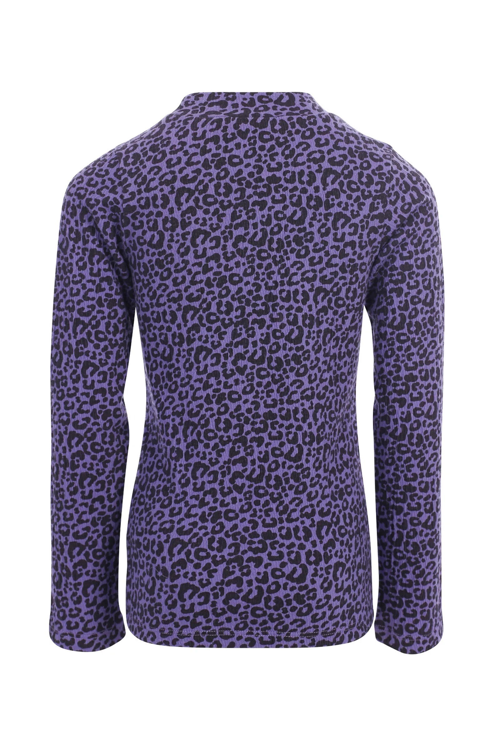 Meisjes t-shirt lange mouw paars