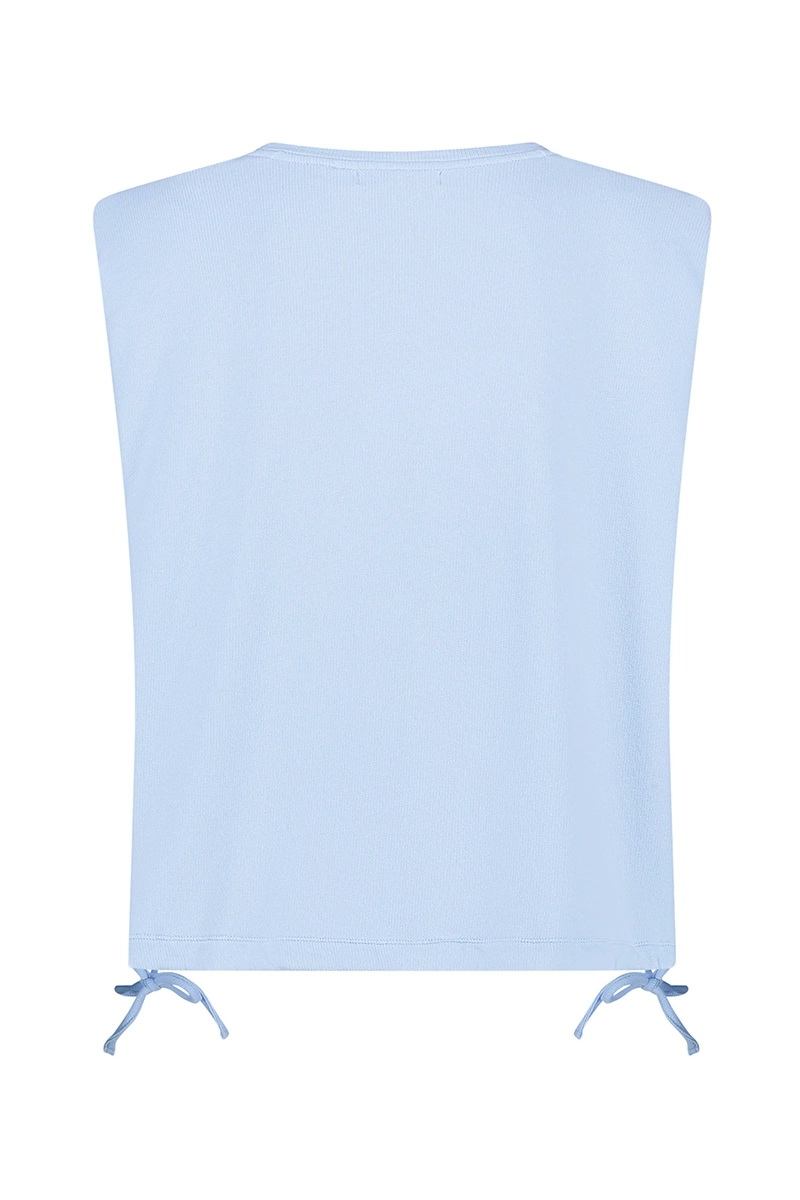 Dames t-shirt korte mouw blauw