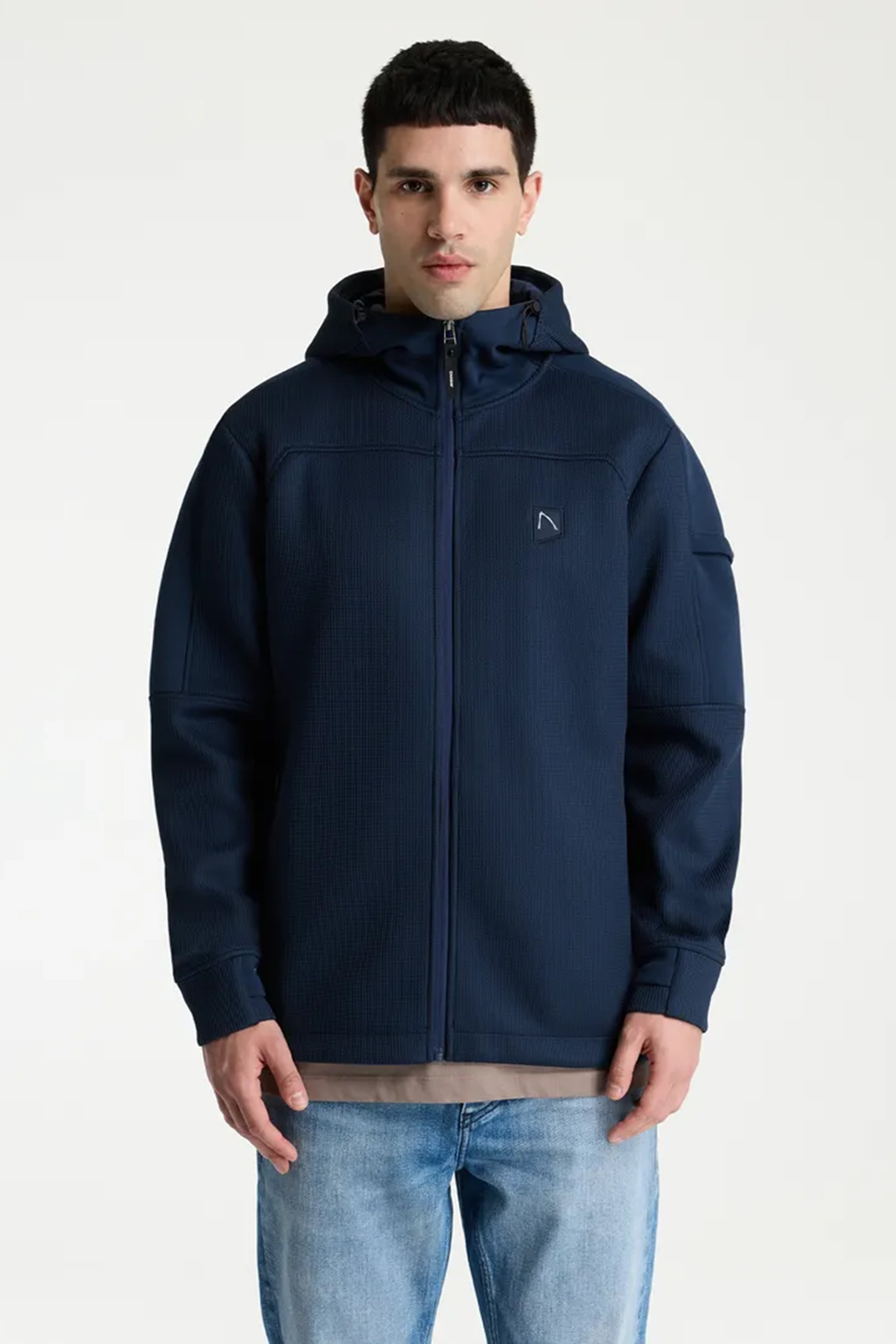 Heren vest blauw