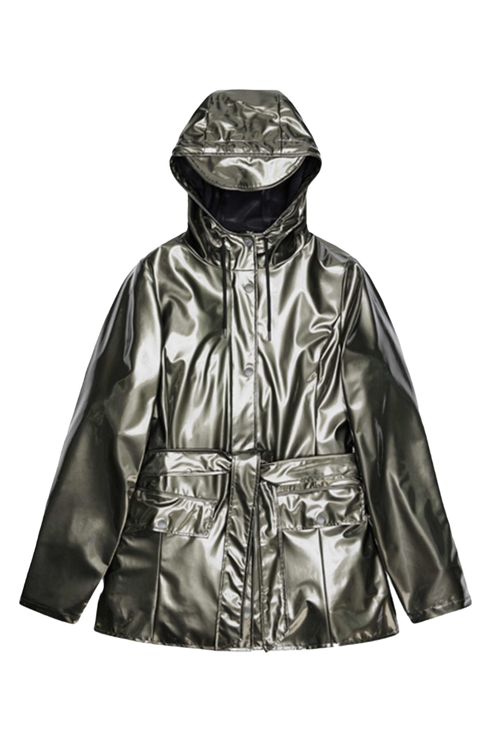 Dames regenjas grijs