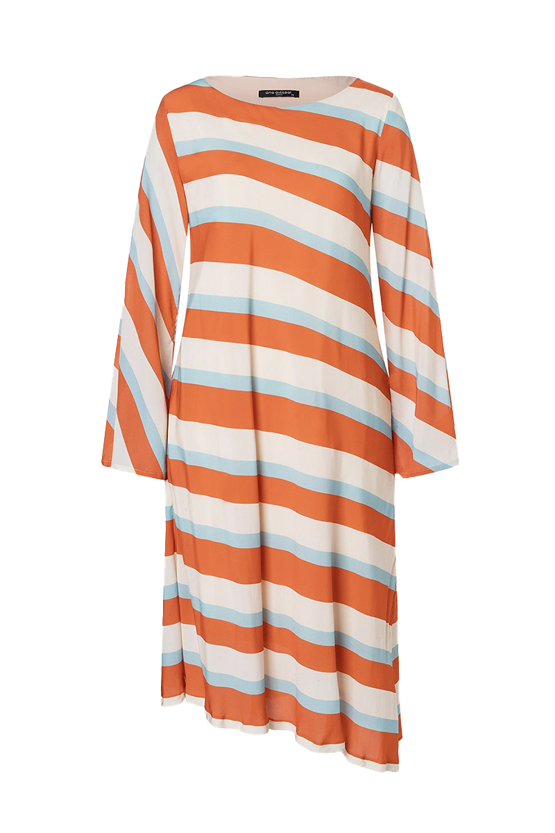 Dames jurk oranje