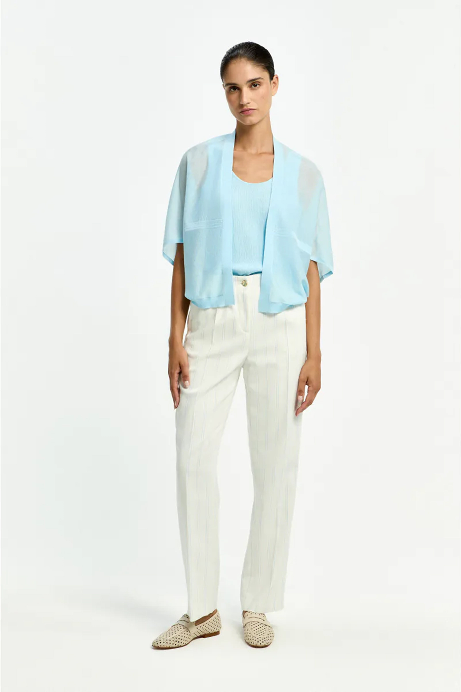 Casual dames bodywarmer blauw