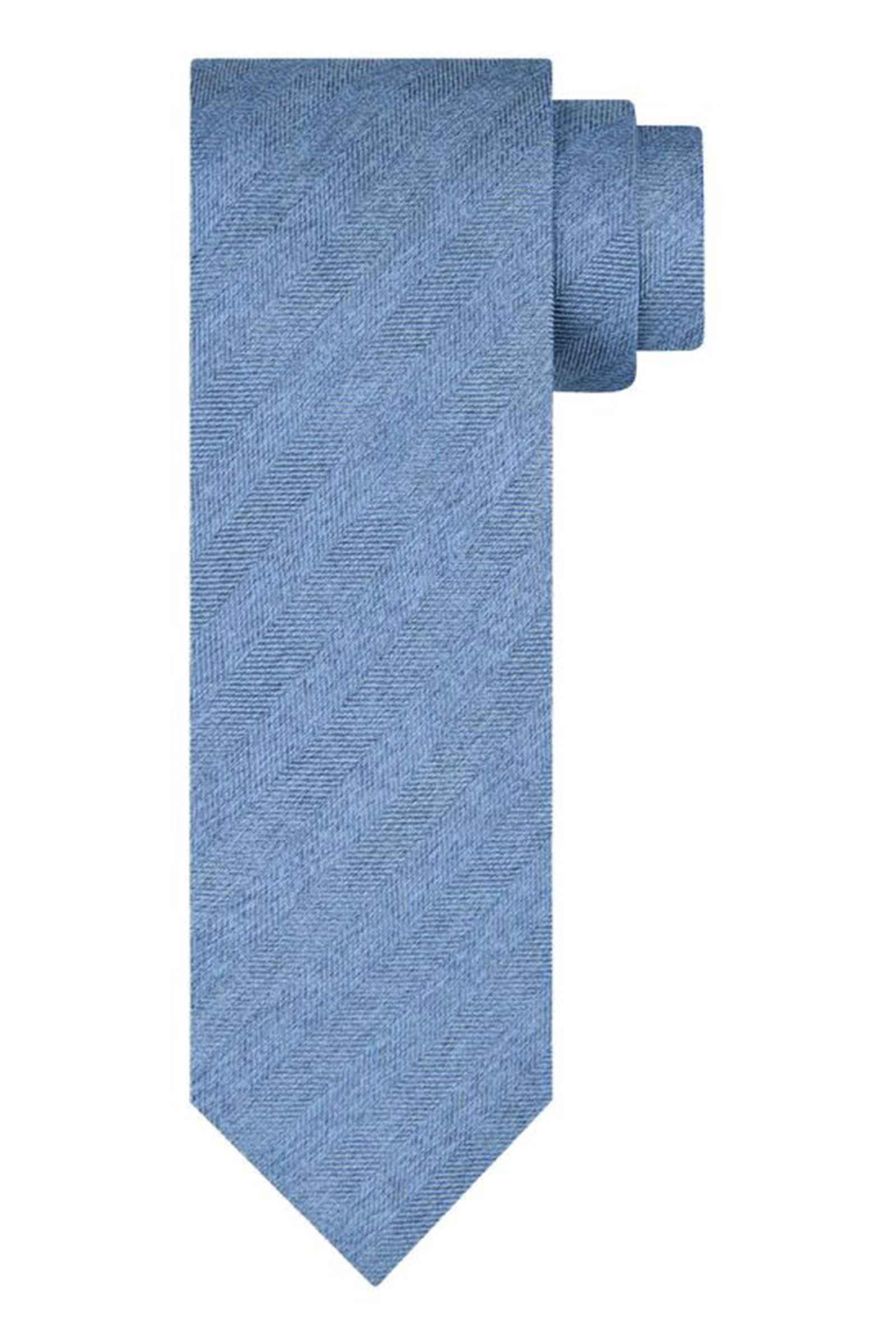 Heren stropdas blauw