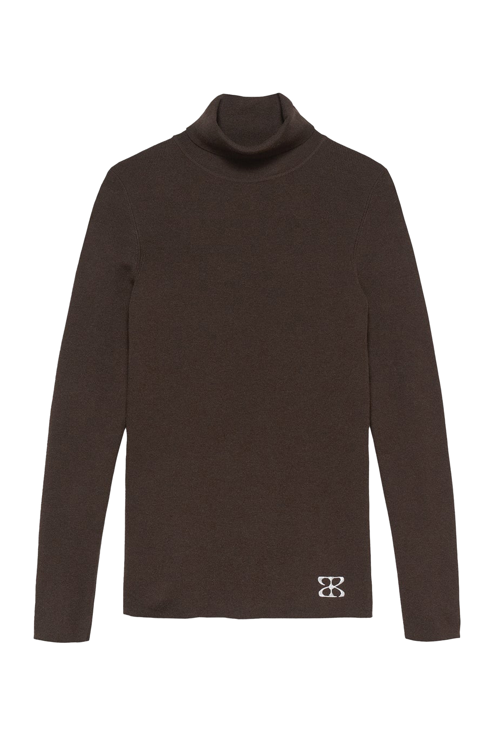 Dames top bruin
