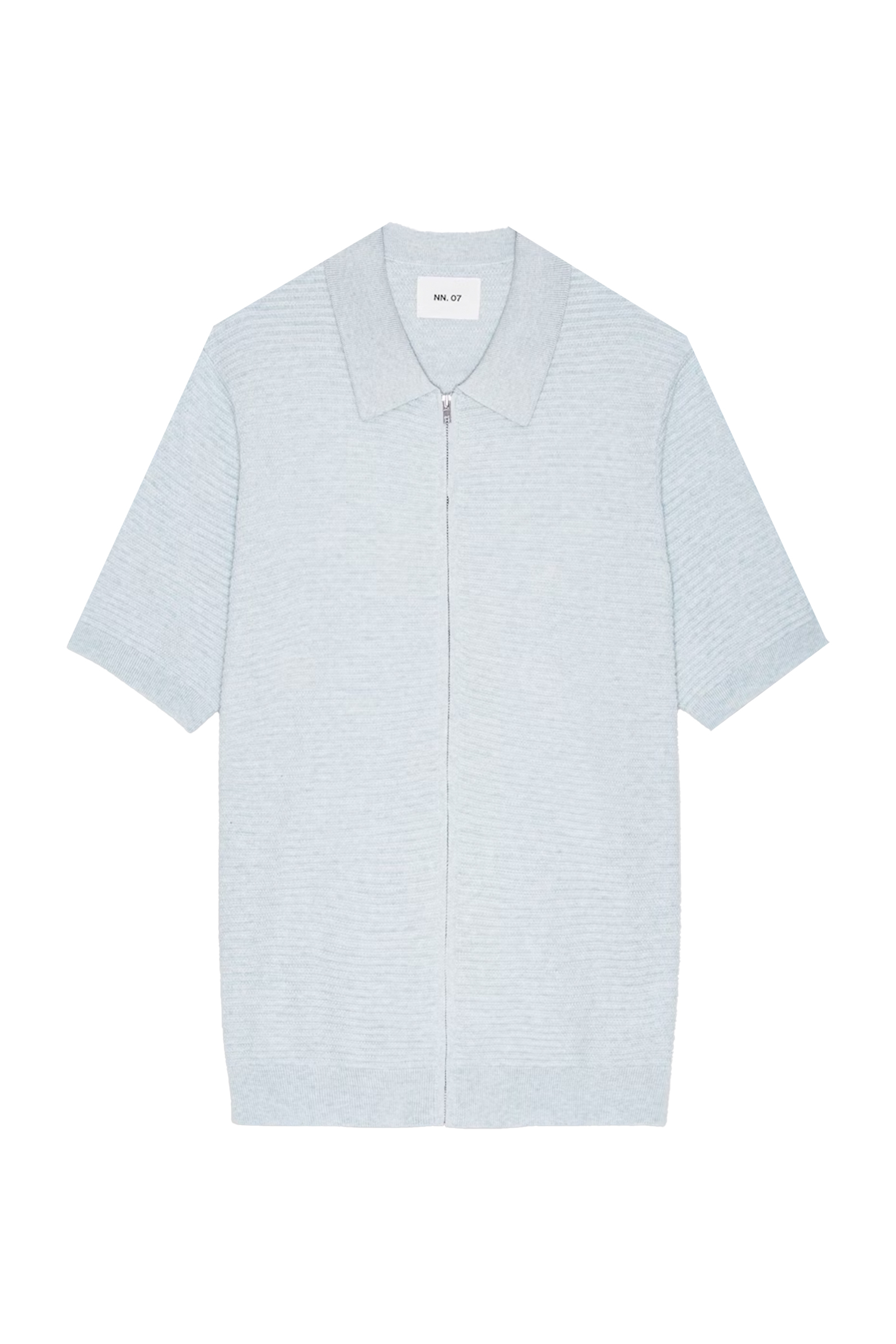Heren polo korte mouw blauw