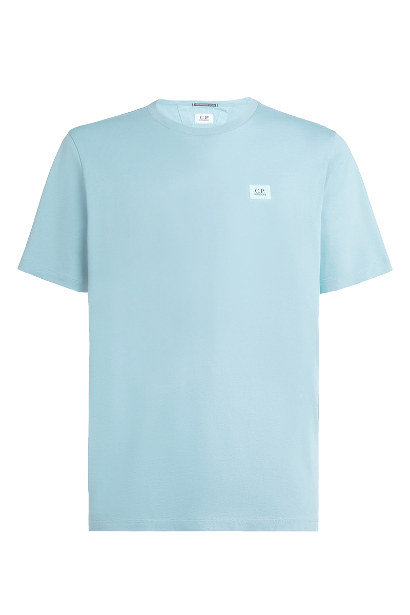 Heren t-shirt kortemouw blauw