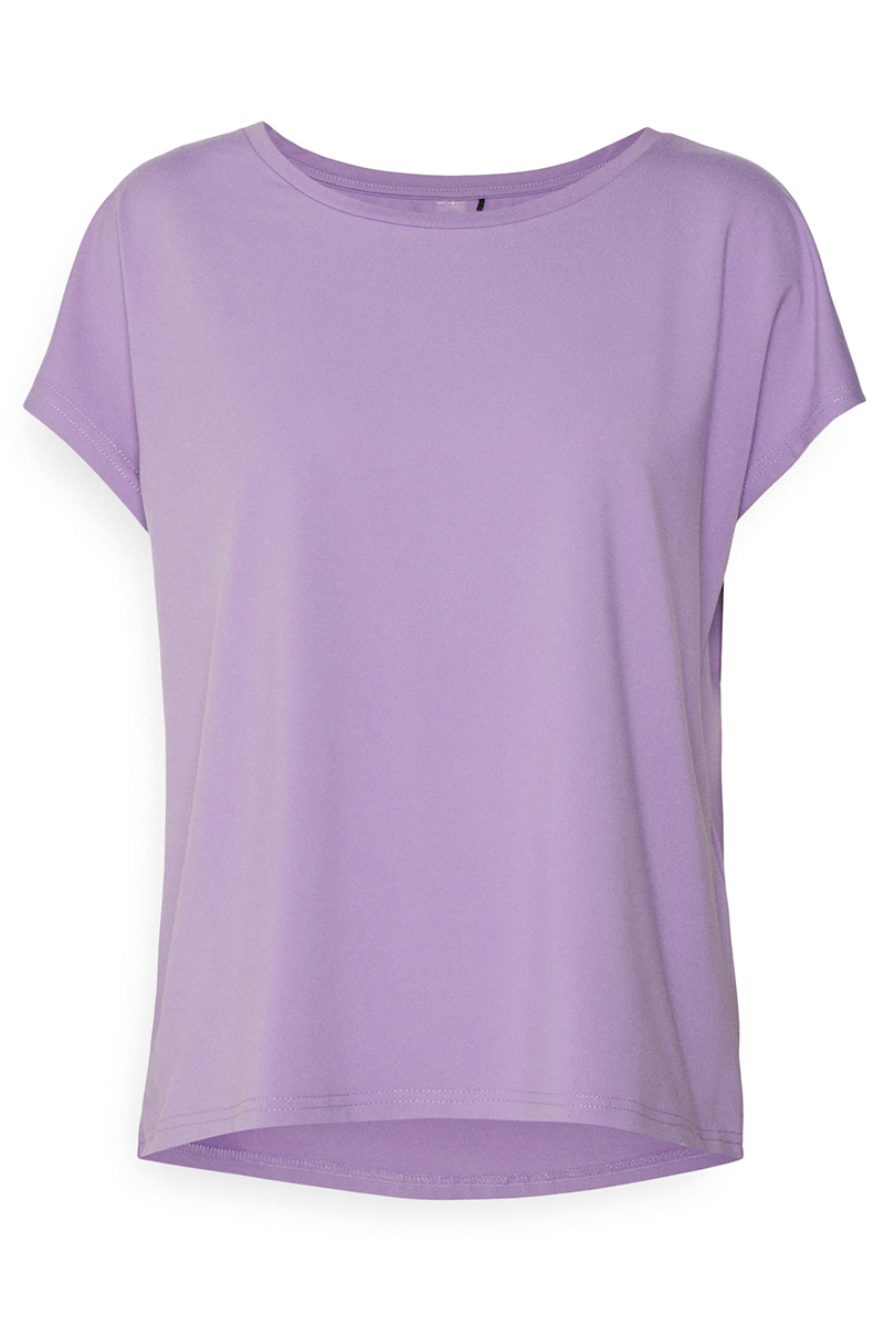 Only Play ONPAUBREE SS LOOSE TR TEE CURVY-OPU Paars-1 1