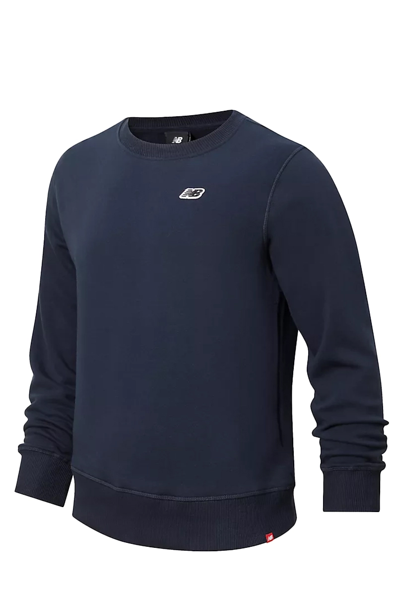 New Balance NB Small logo Crew Blauw-1 1