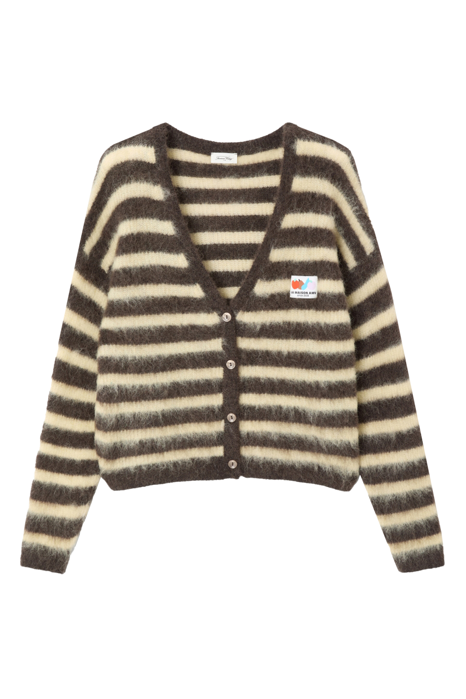 Dames vest bruin