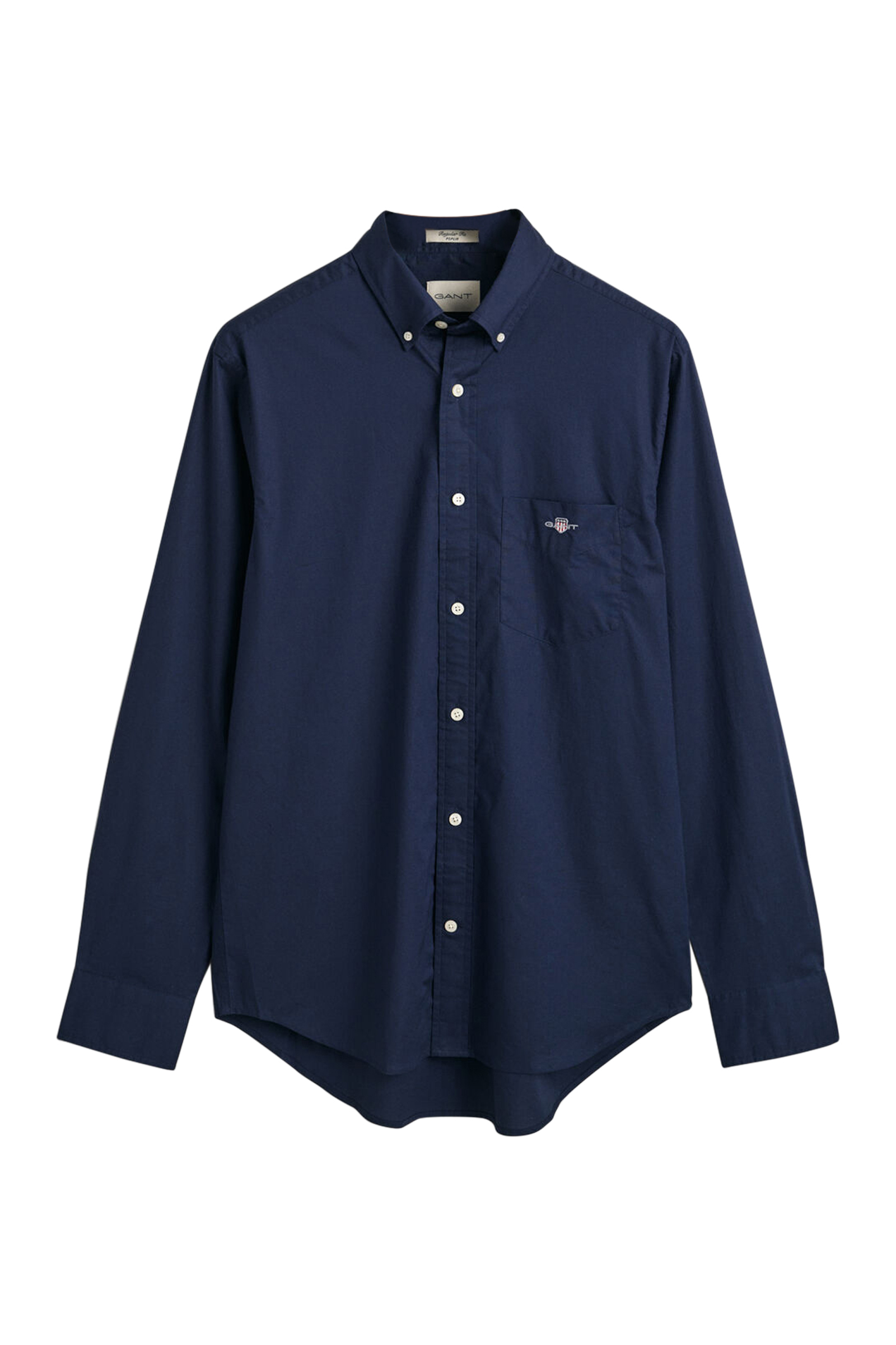 Heren overhemd lm casual blauw