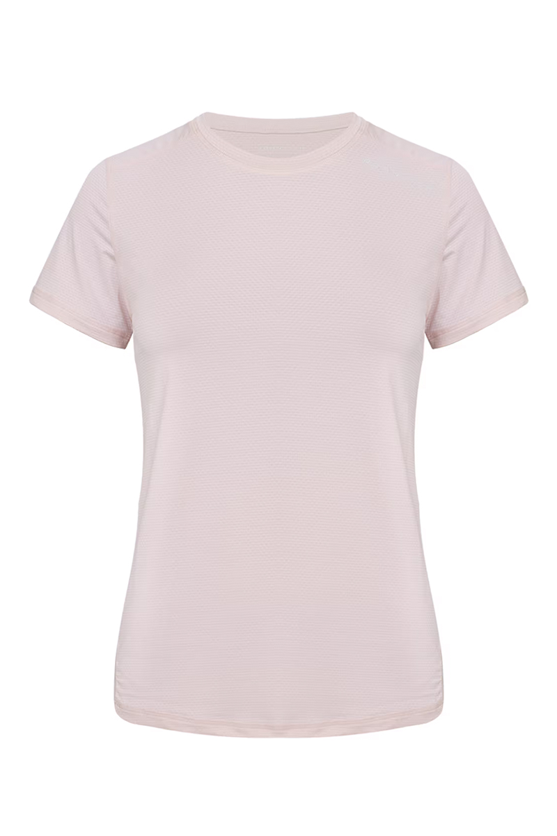 Fitness dames t-shirt km rose
