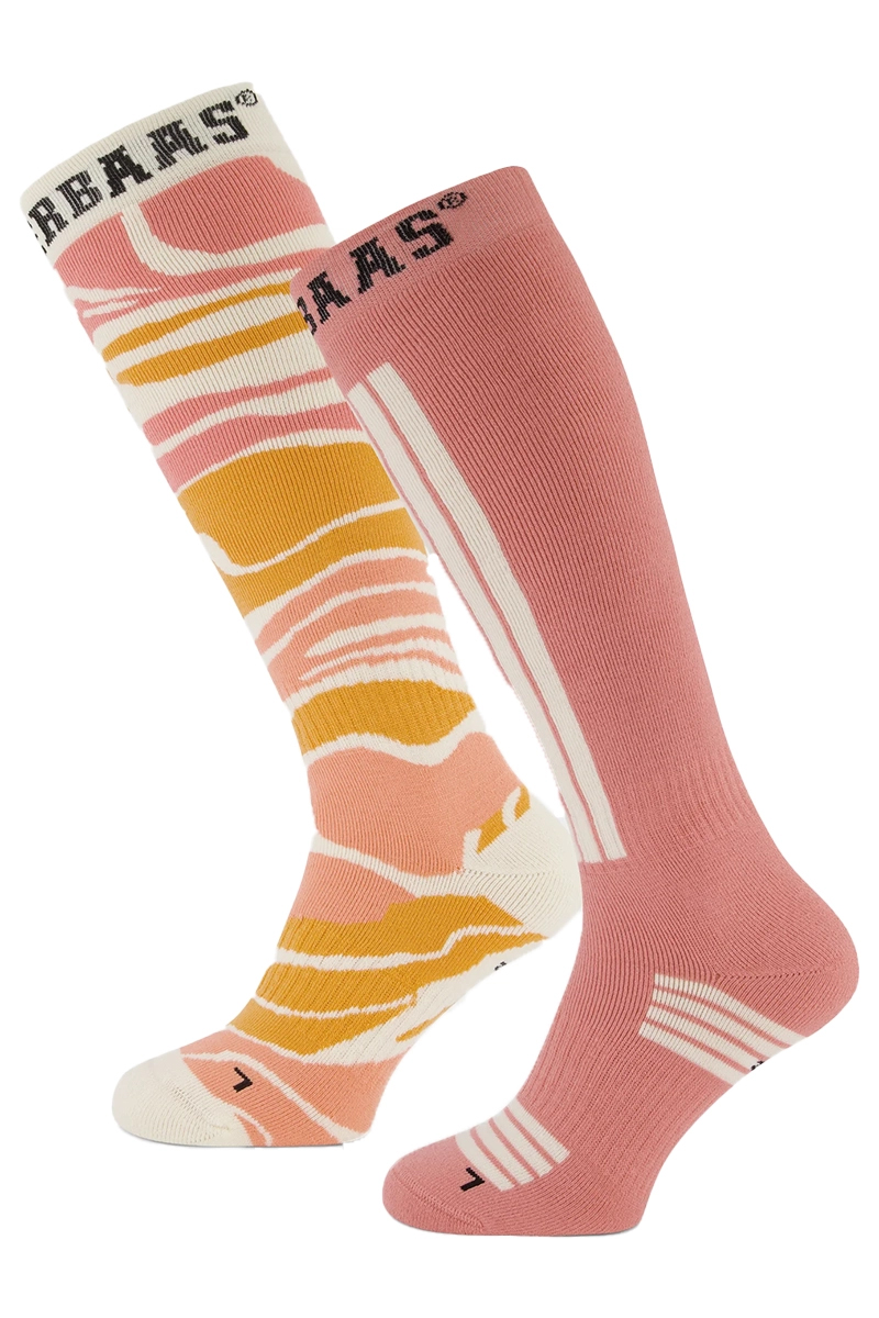 Wintersport kousen ski senior rose