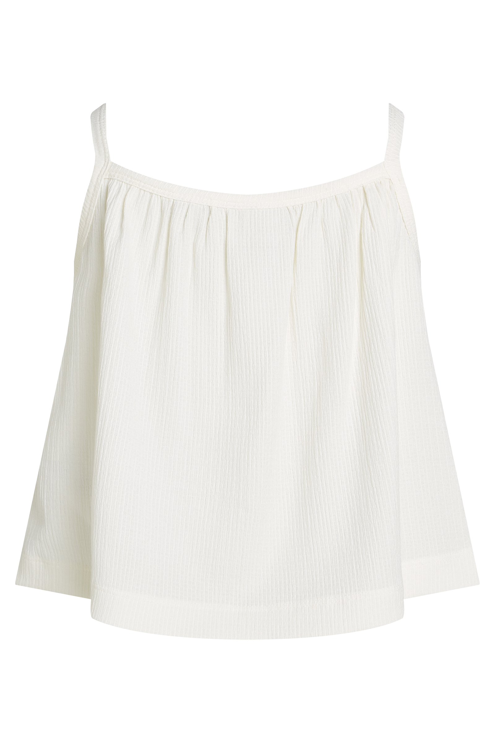 Calvin Klein Crinkle strap top Ecru-1 4