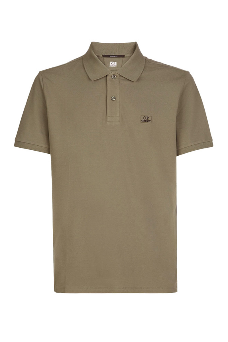 C.P. Company 24/1 PIQUET POLO SHIRT bruin/beige 1