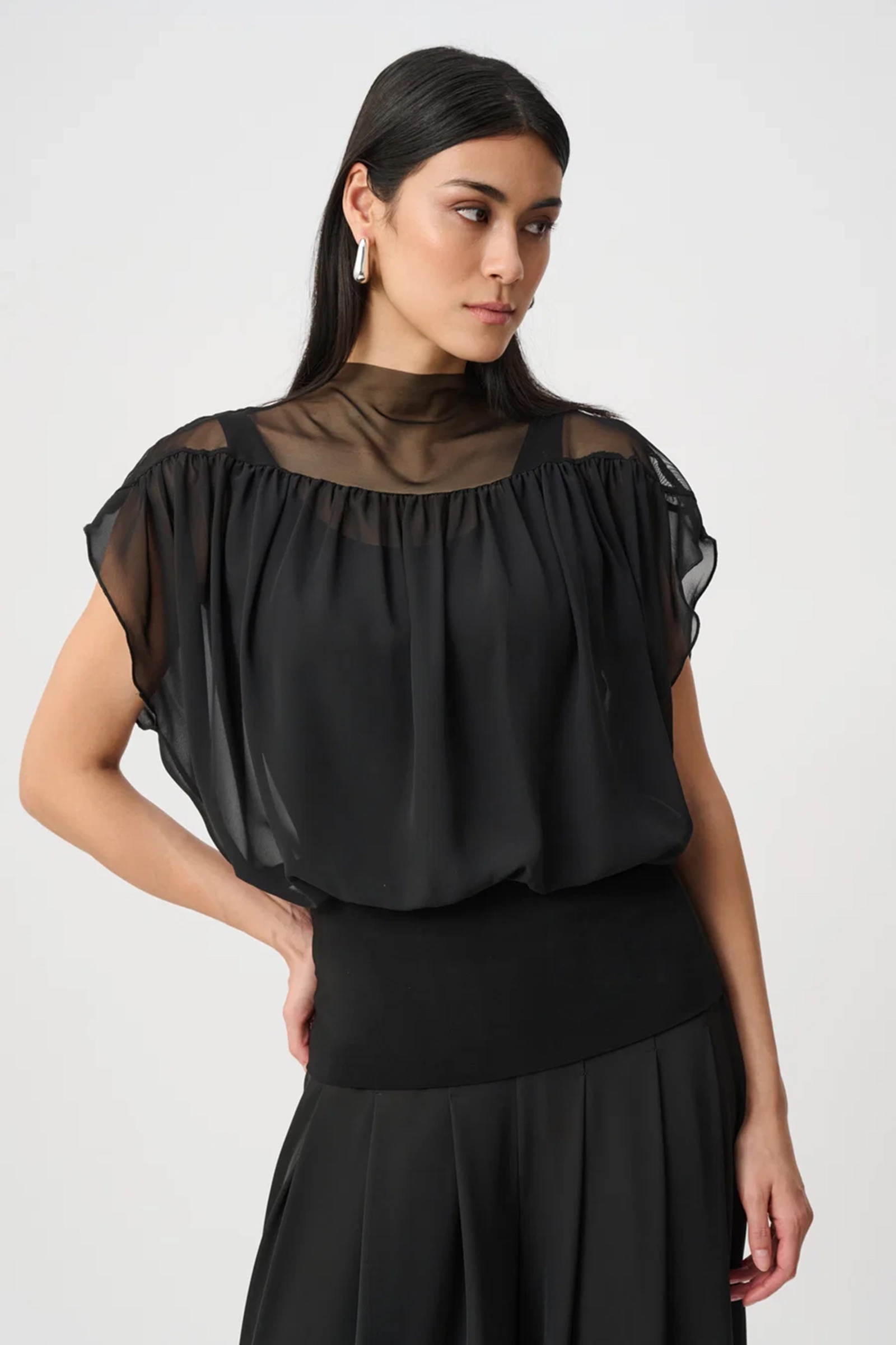 Dames top zwart