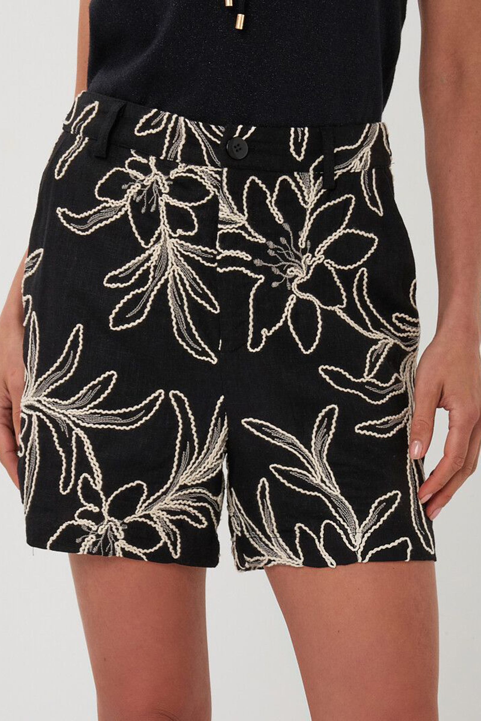 Dames short zwart