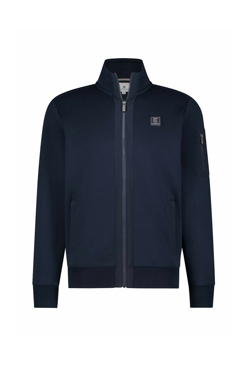 Heren vest blauw