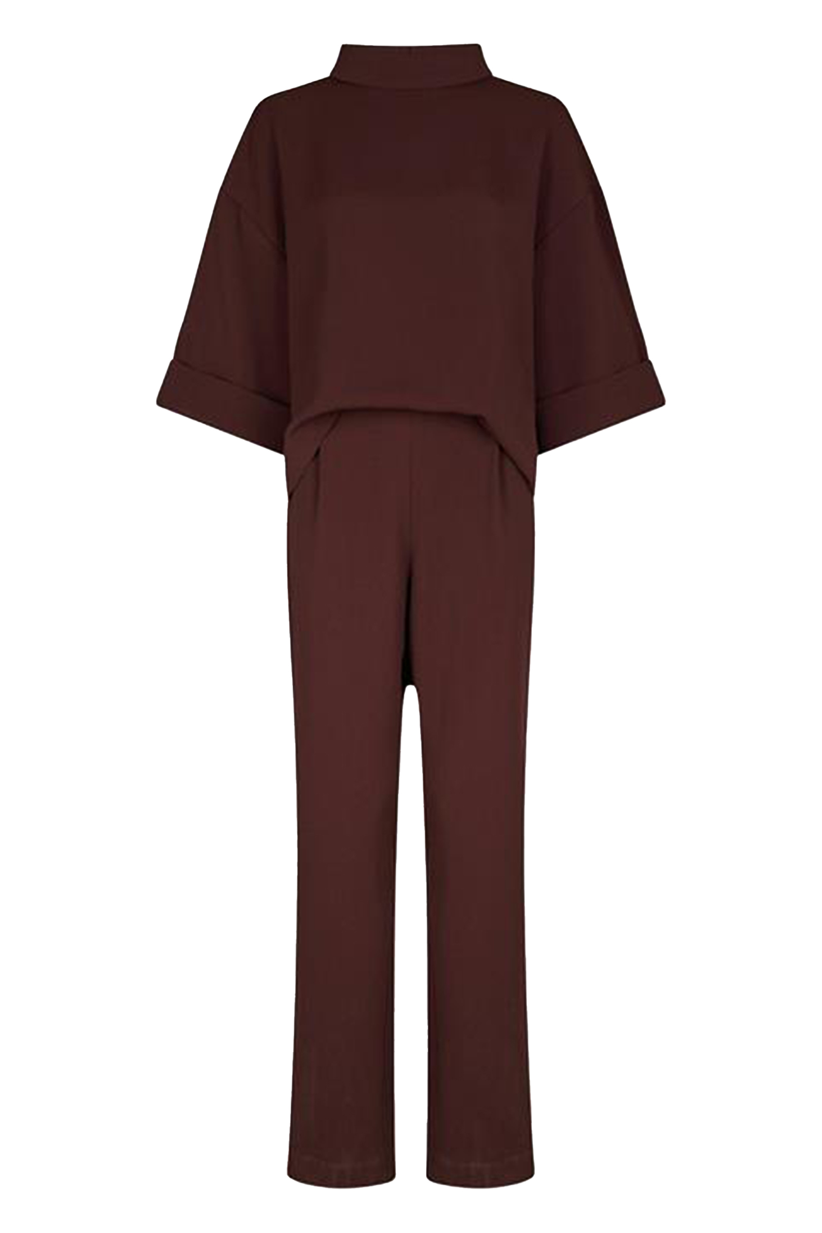 Dames jumpsuit/tuinbroek rood