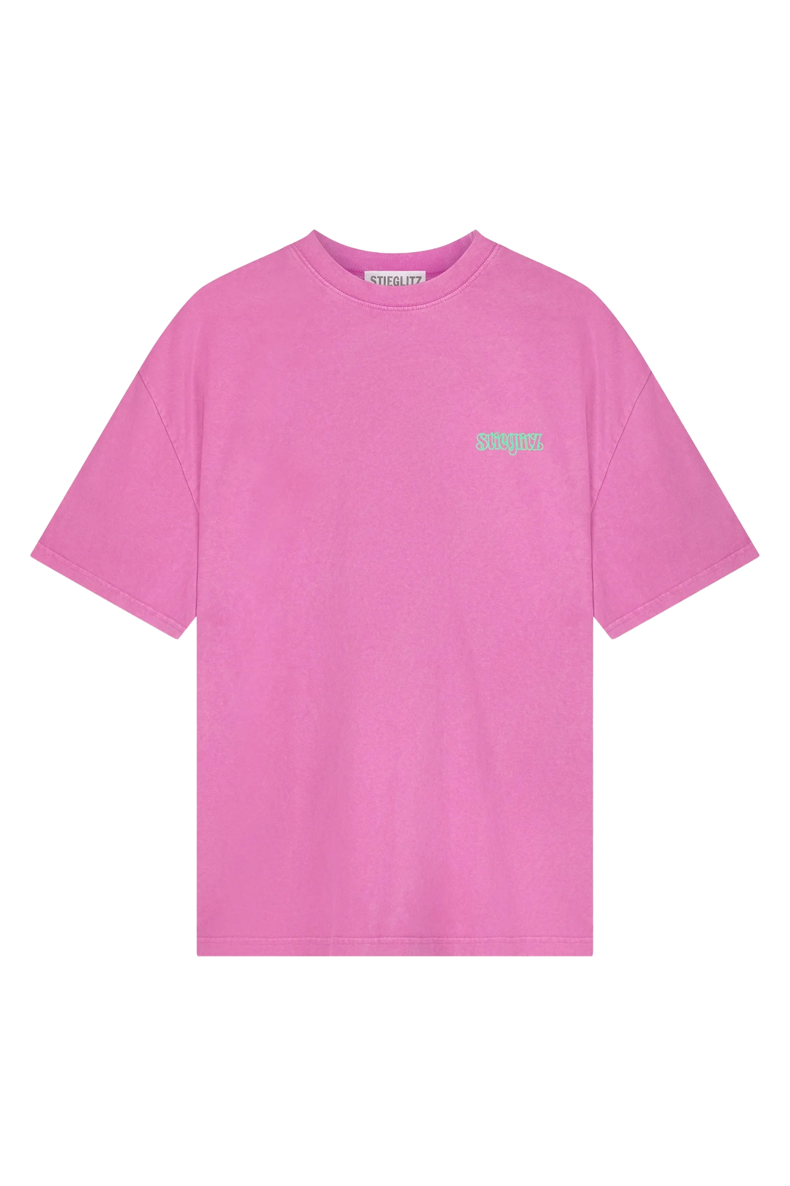 Dames t-shirt korte mouw rose